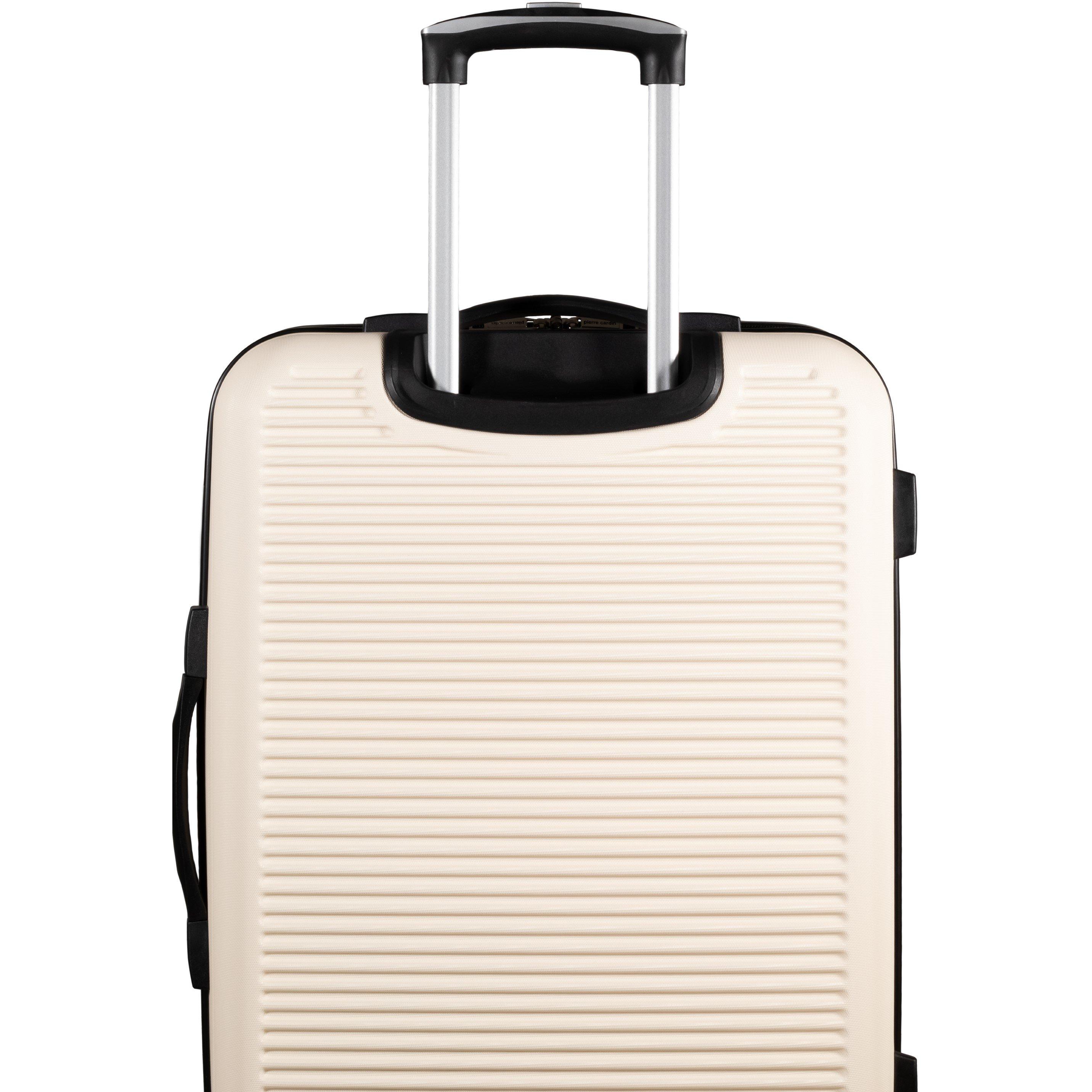 Cream - Pierre Cardin - Harley Ultra Strong Suitcase Hard Shell Luggage - 3