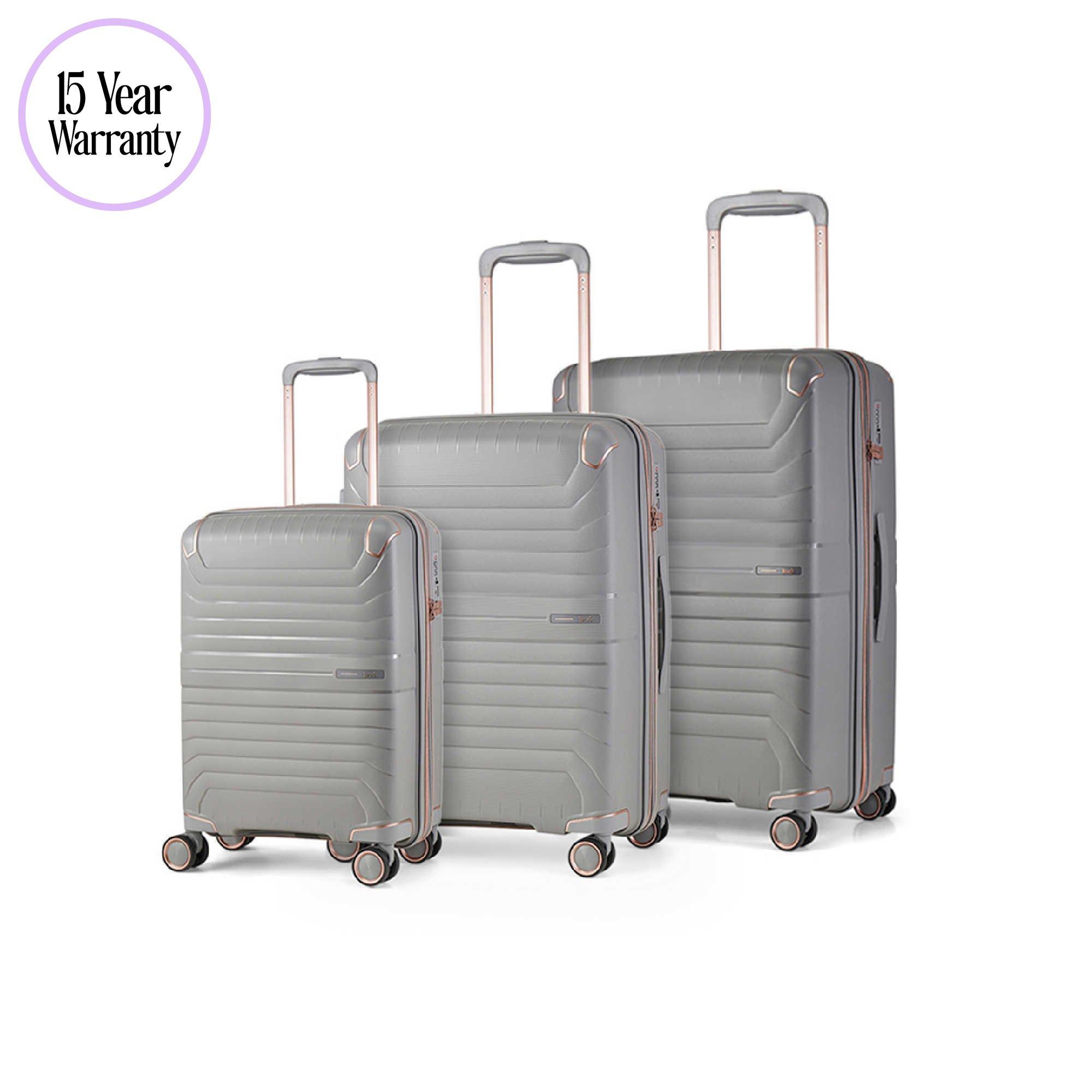 Grey - Rock - Astrid Suitcase Grey - 1