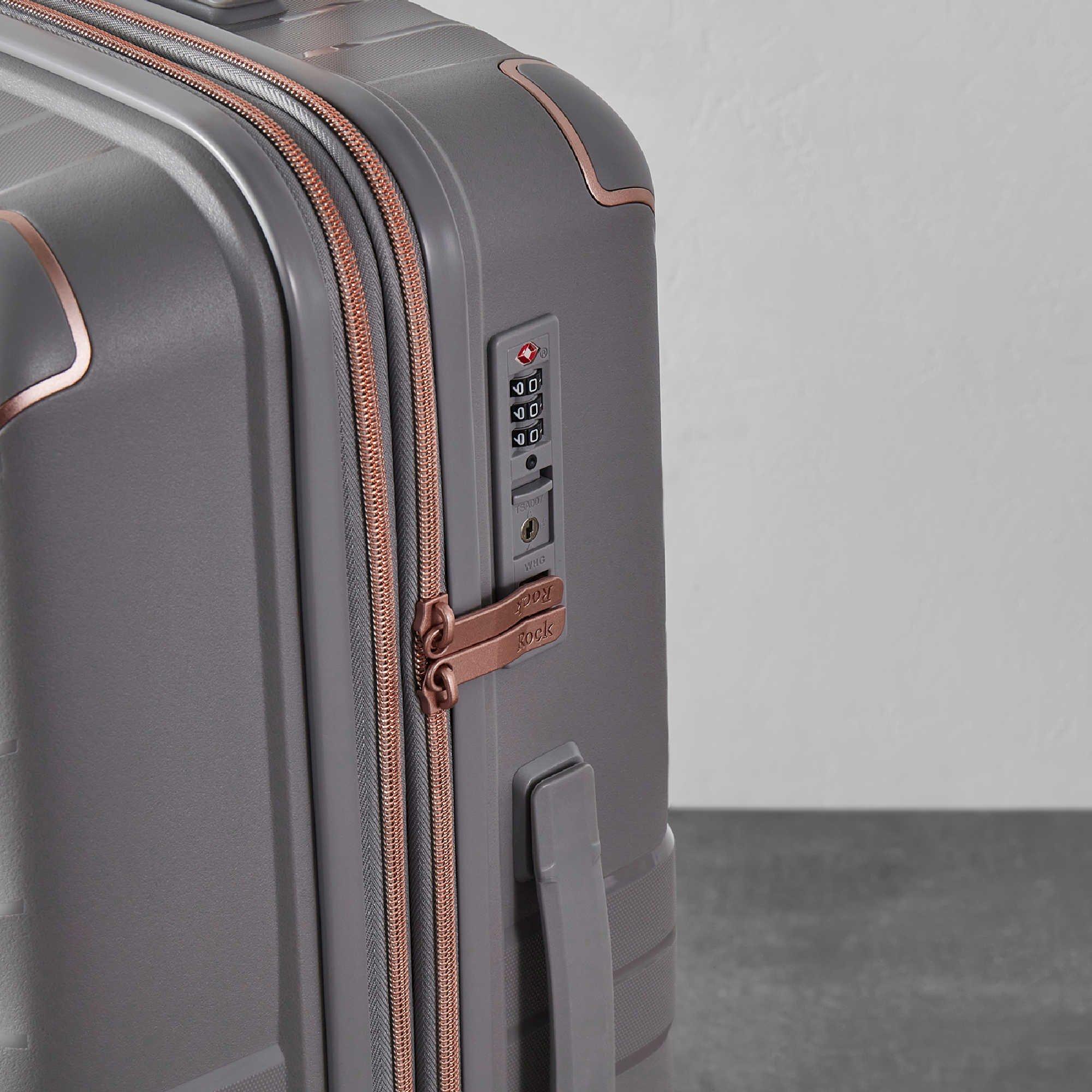 Grey - Rock - Astrid Suitcase Grey - 6