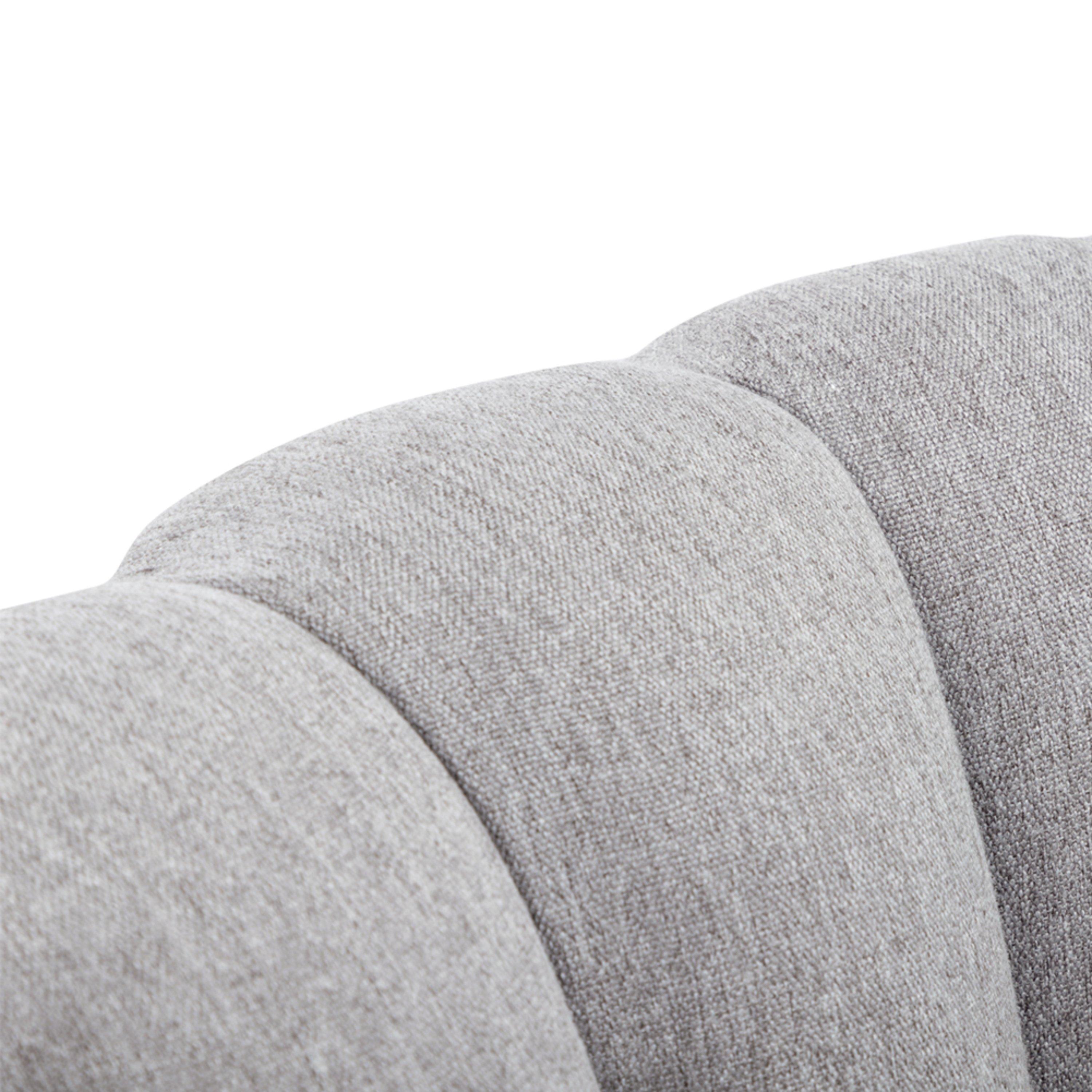 Grey - Kabinet UK - Contemporary Wing Back Armchair and Ottoman Set - 11