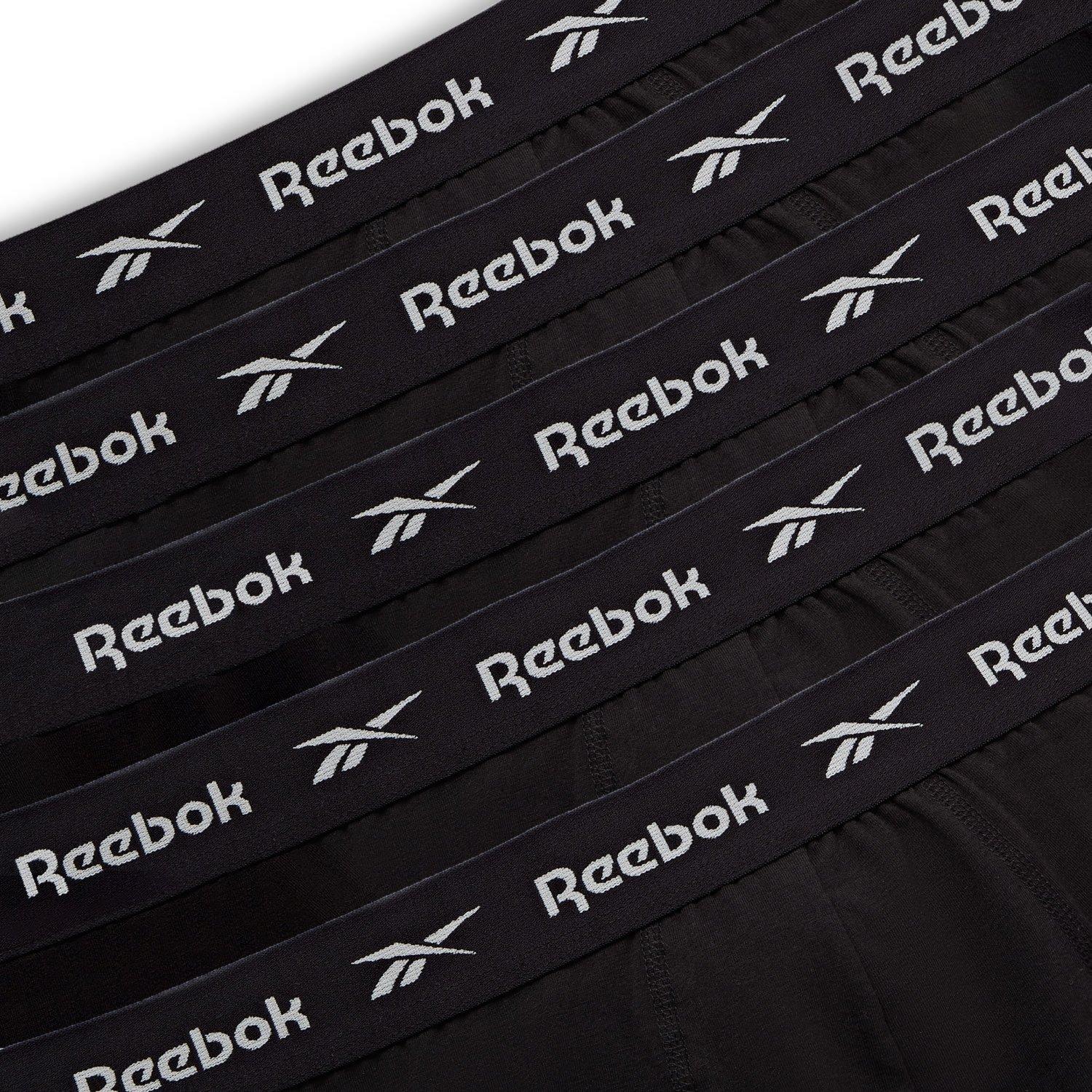 Crna - Reebok - Mens 5 Pack Trunks - 4