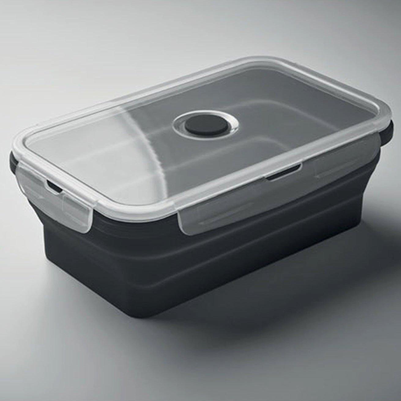 Black - Treat Republic - Black Collapsible Lunch Box