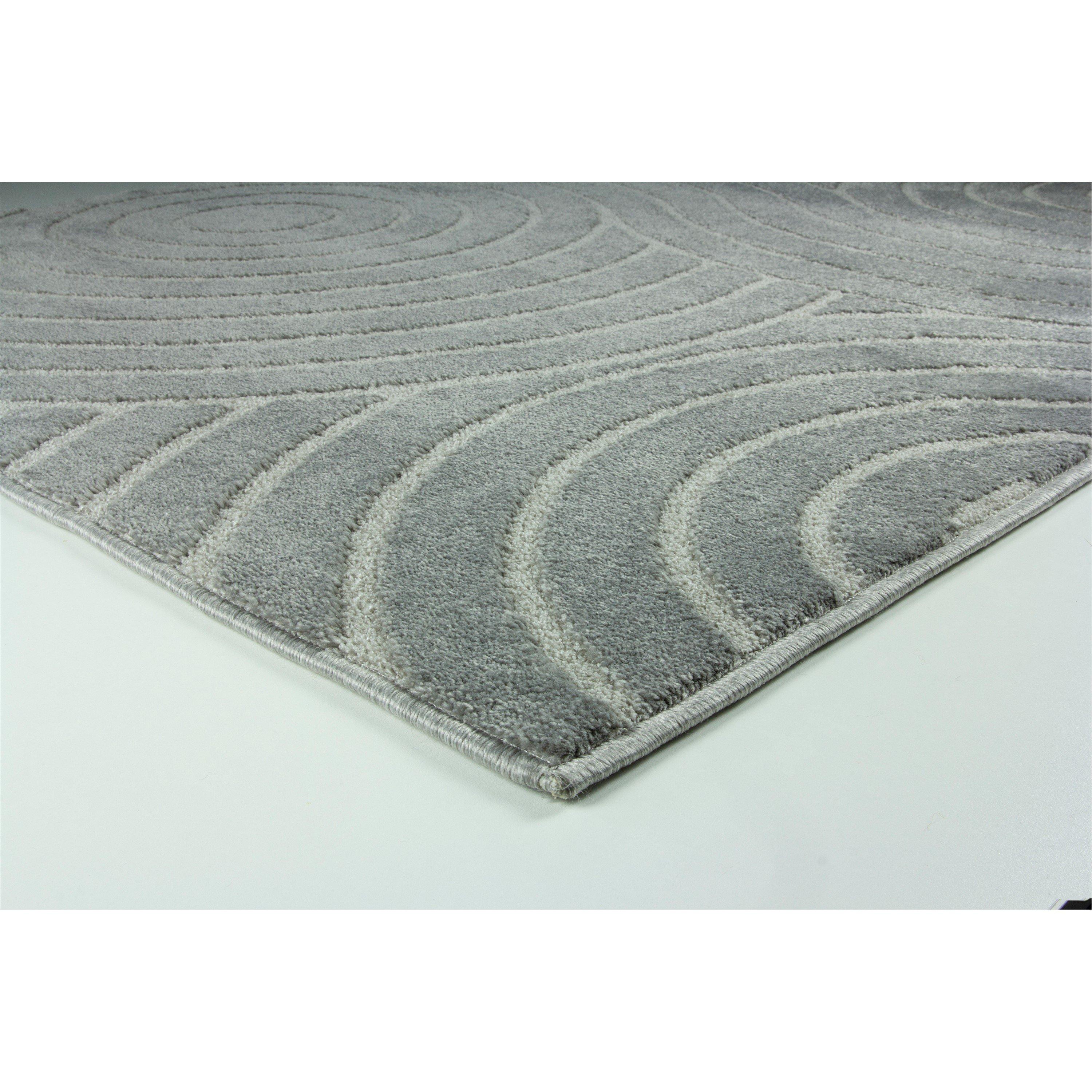 Grey - Arthouse - Rhythm Sculpt Grey 200 x 290cm Rug - 2