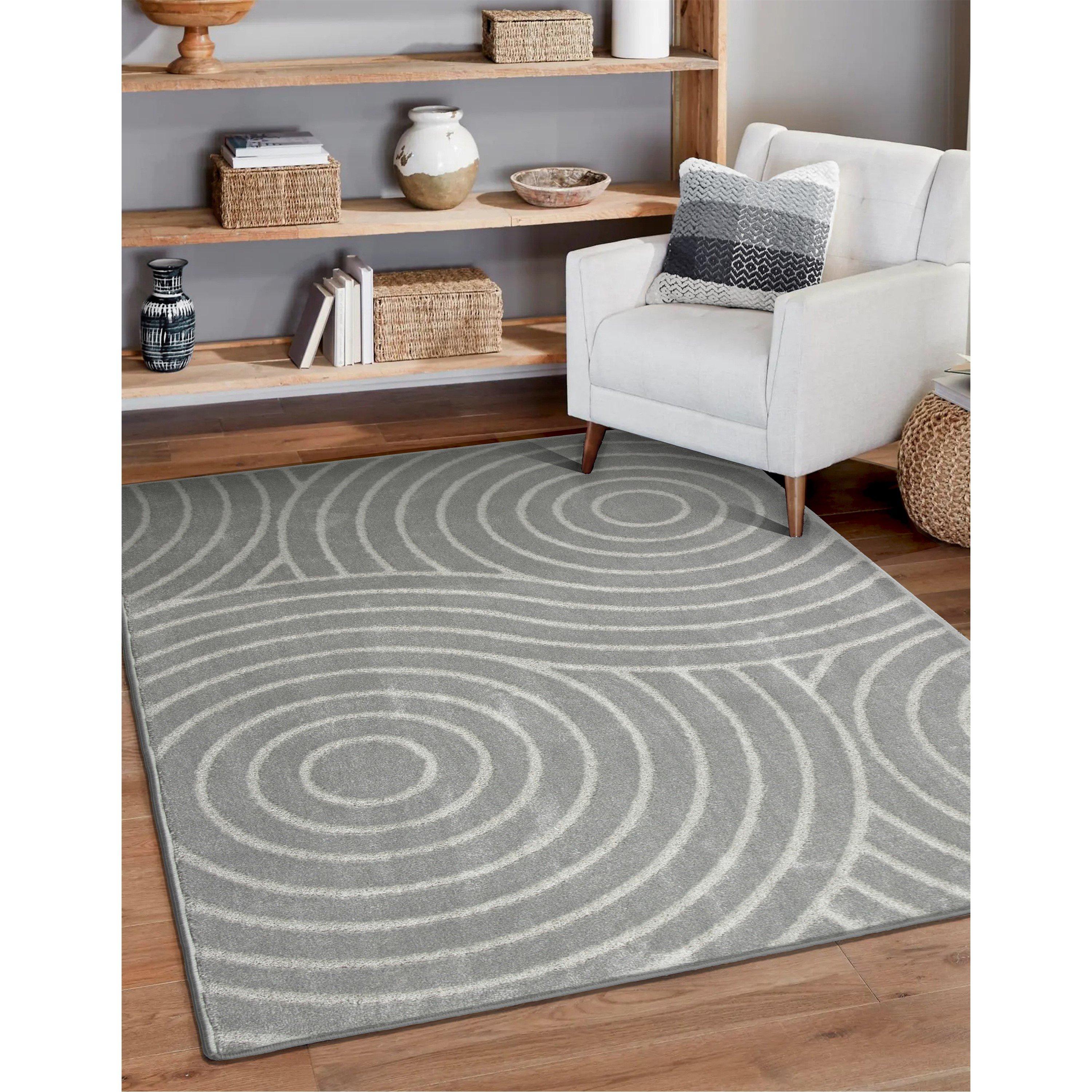 Grey - Arthouse - Rhythm Sculpt Grey 200 x 290cm Rug - 6