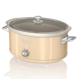 Swan Swan 6.5L Slow Cooker Retro
