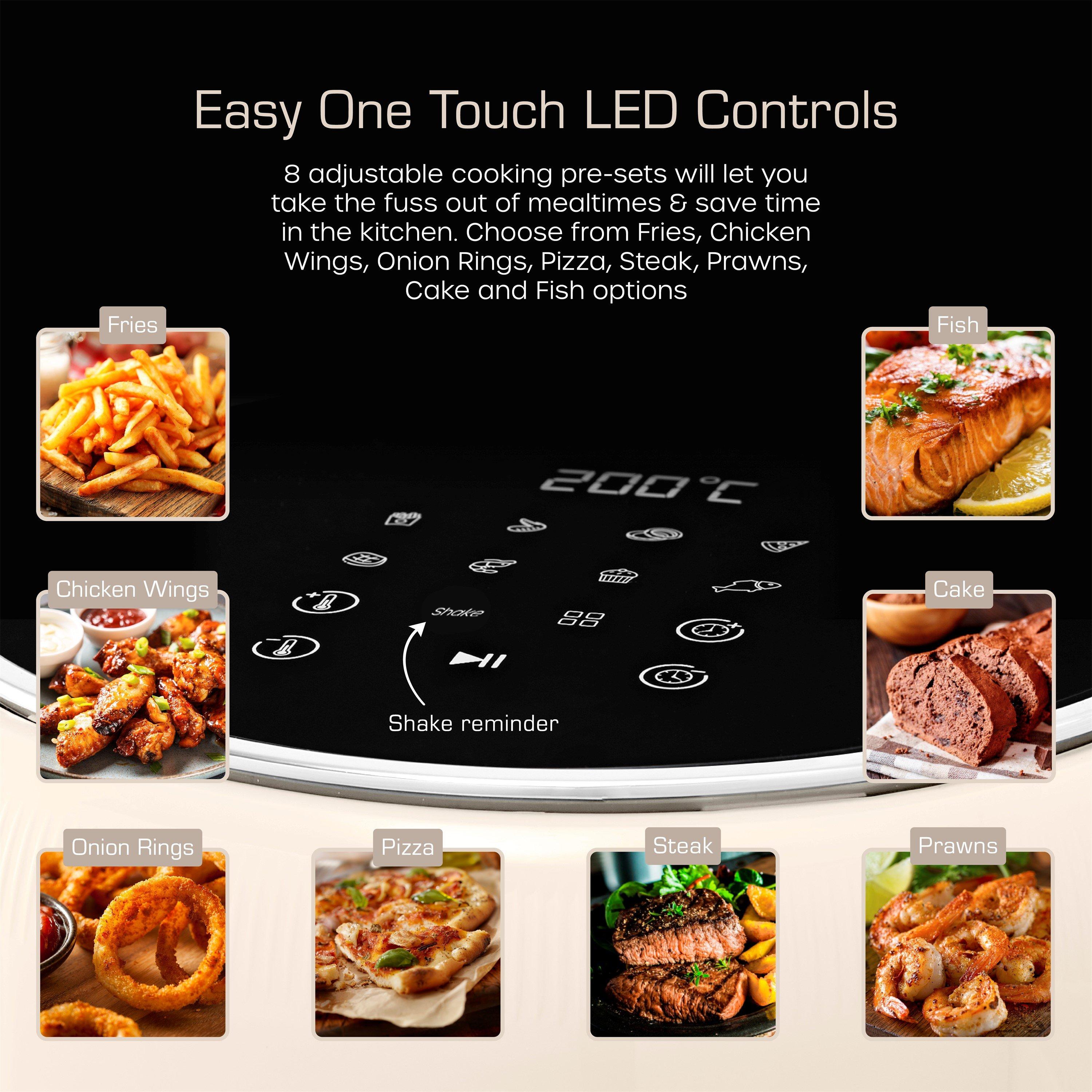 Cream - Swan - Swan Retro 4.5L Air Fryer - 5