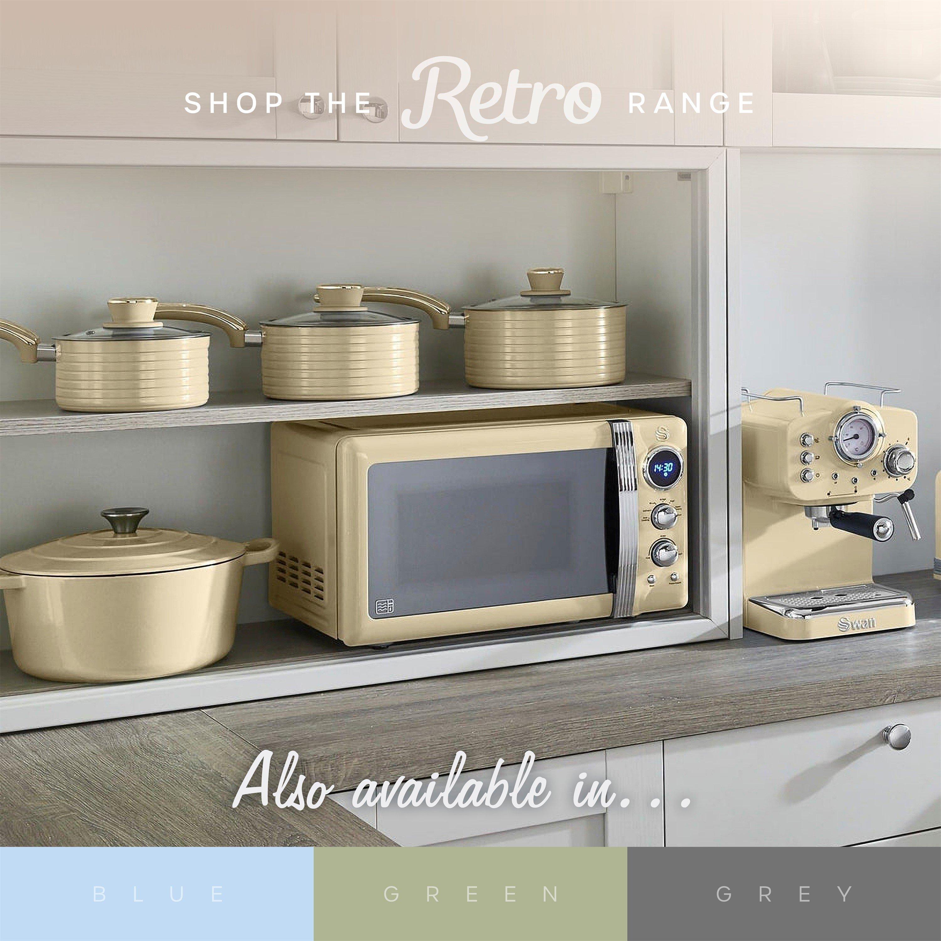 Cream - Swan - Swan Retro 4.5L Air Fryer - 9