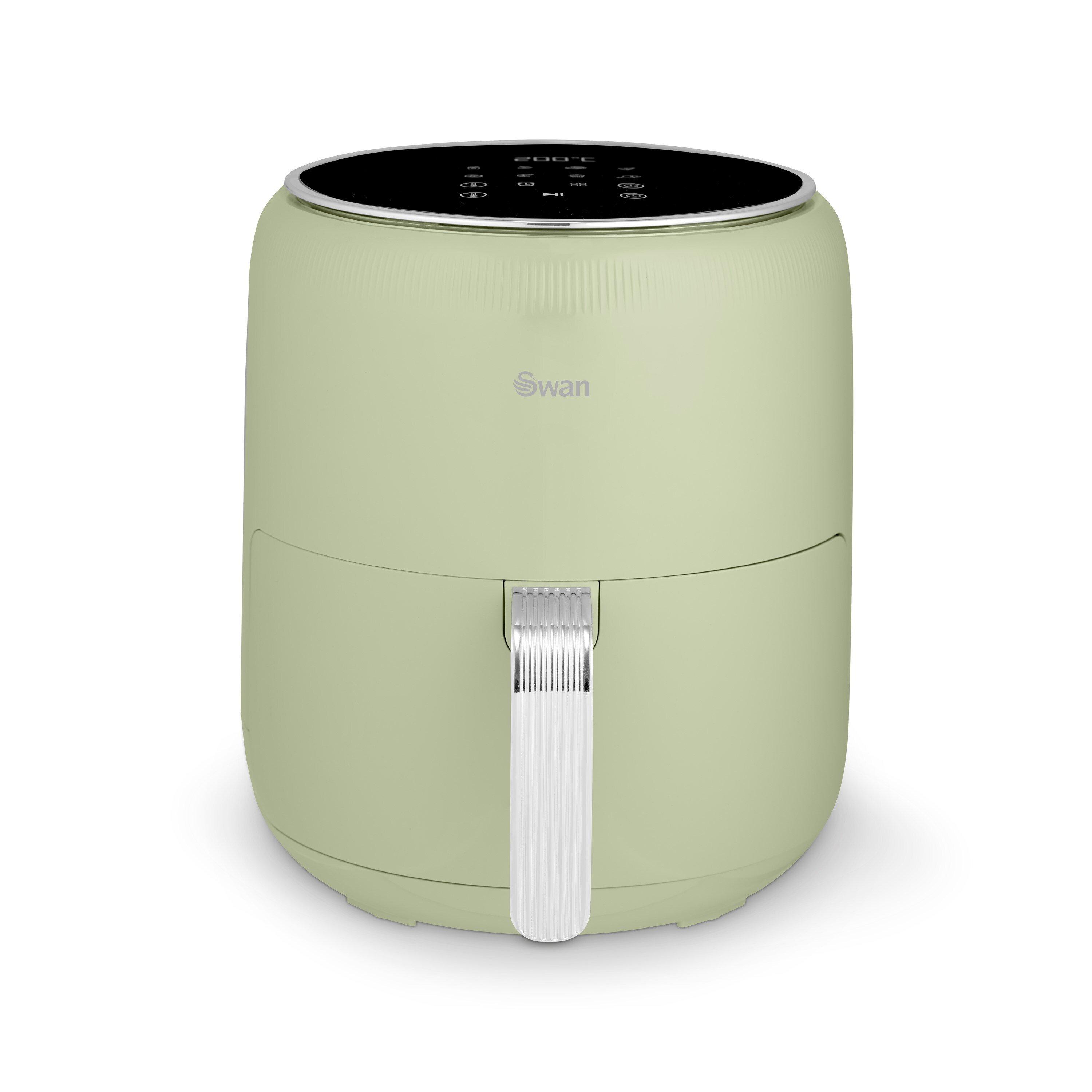 Swan Swan Retro 4.5L Air Fryer Green Digital