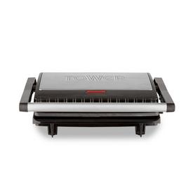 Tower 750W Panini Grill Cerastone Stainless Steel