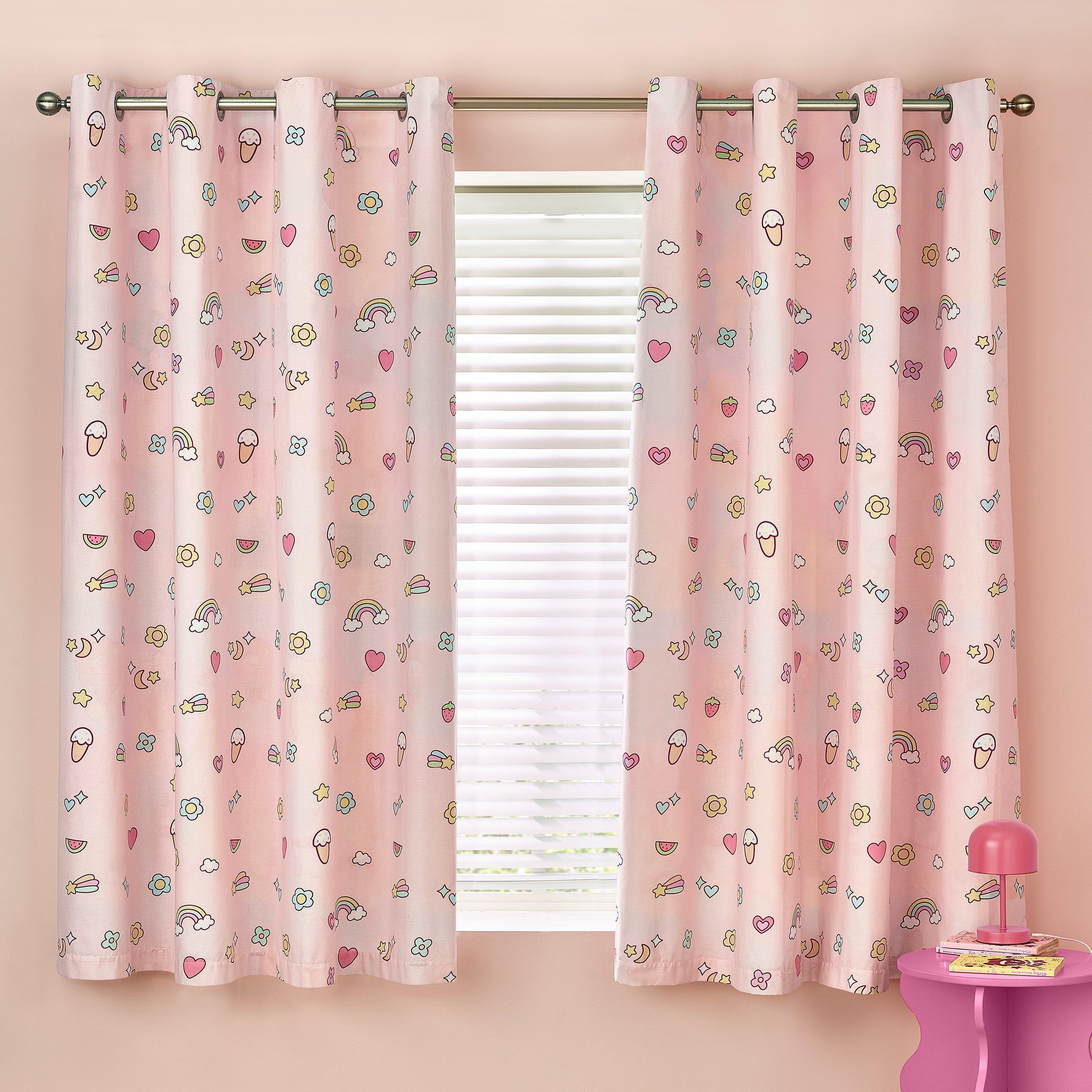 Pastel - Catherine Lansfield - Forever Together Fully Reversible Eyelet Curtains - 3