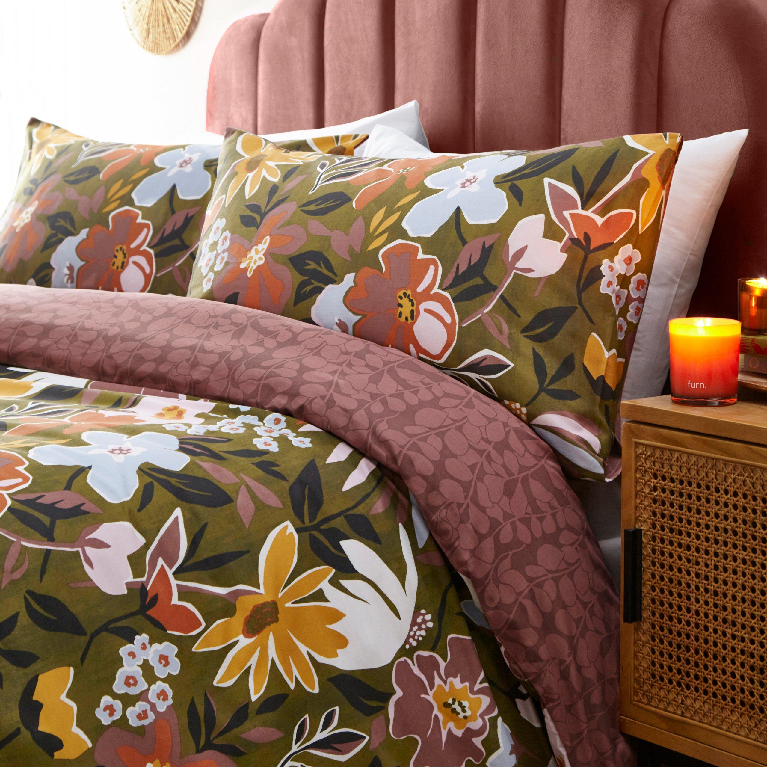 Multicolour - furn. - Asterea Floral Duvet Set - 3