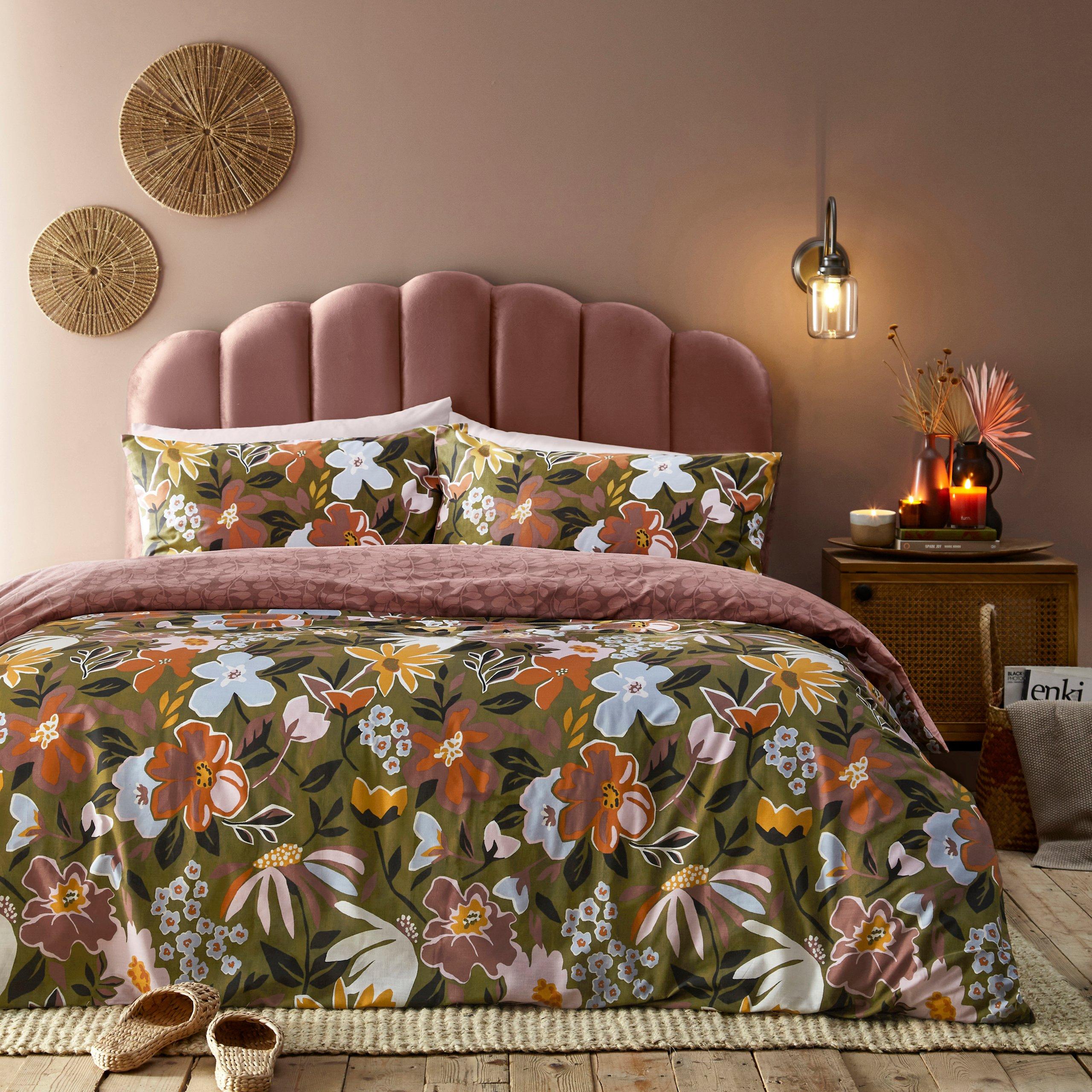 Multicolour - furn. - Asterea Floral Duvet Set - 4