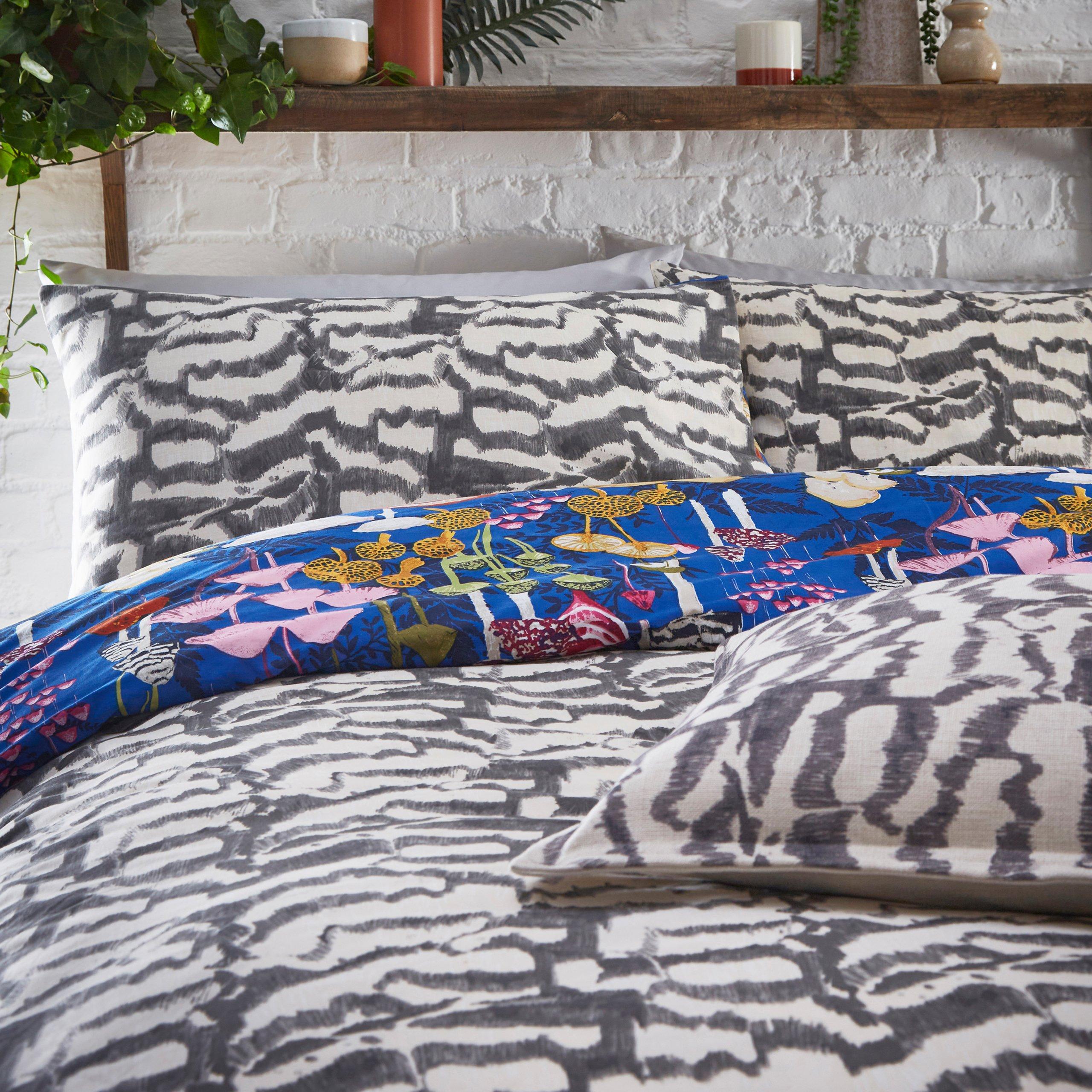 Cobalt - furn. - Amanita Abstract Mushroom Duvet Set - 4