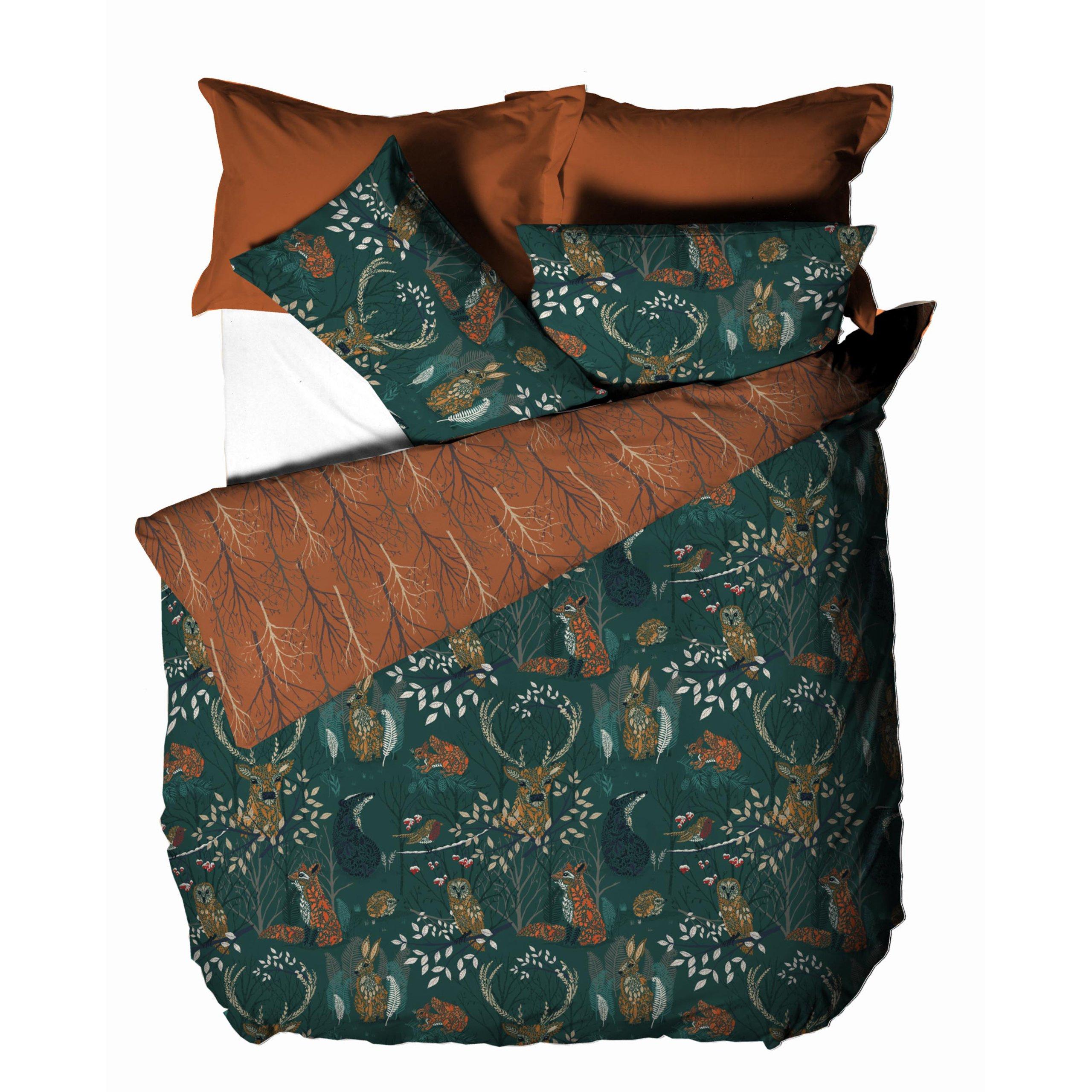 Emerald - furn. - Forest Fauna Woodland Duvet Set - 4