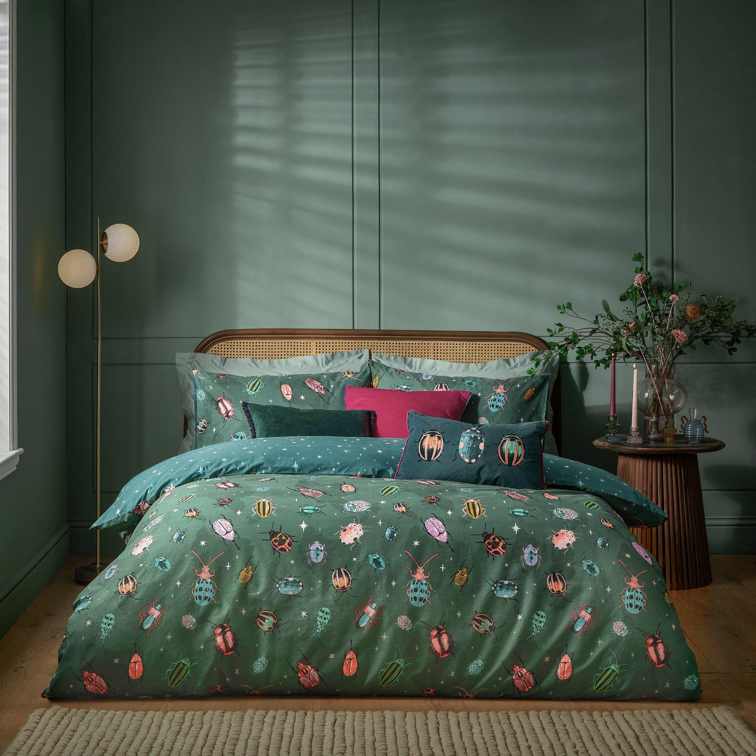 Furn.  Beetalis Insect Duvet Set - coloured - Single