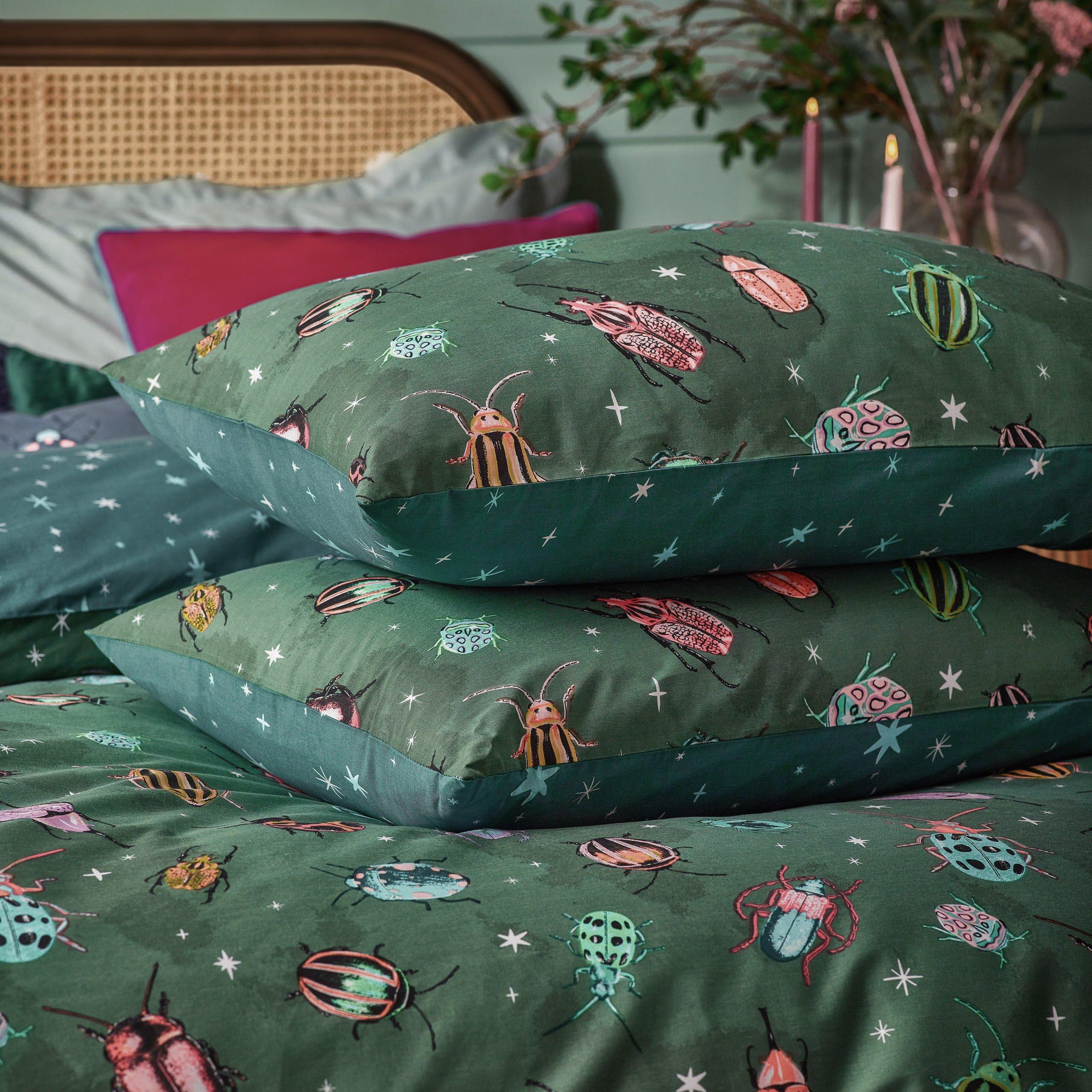 Multicoloured - furn. - Beetalis Insect Duvet Set - 3