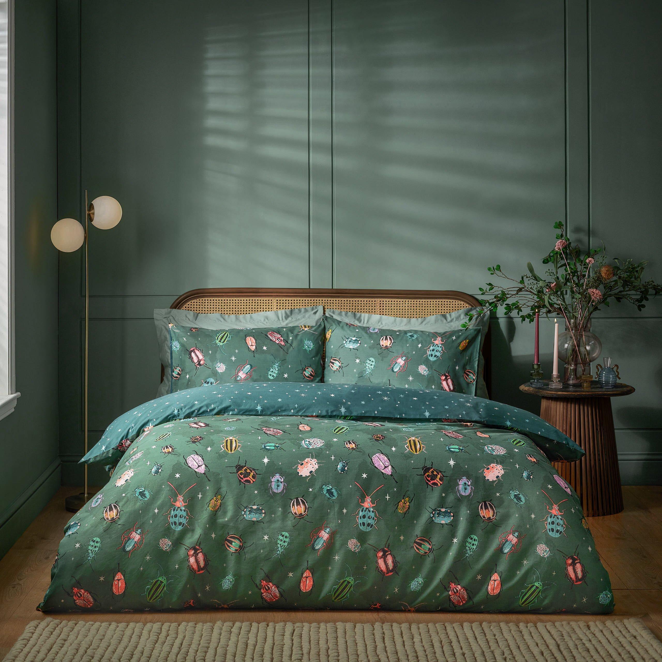 Multicoloured - furn. - Beetalis Insect Duvet Set - 4