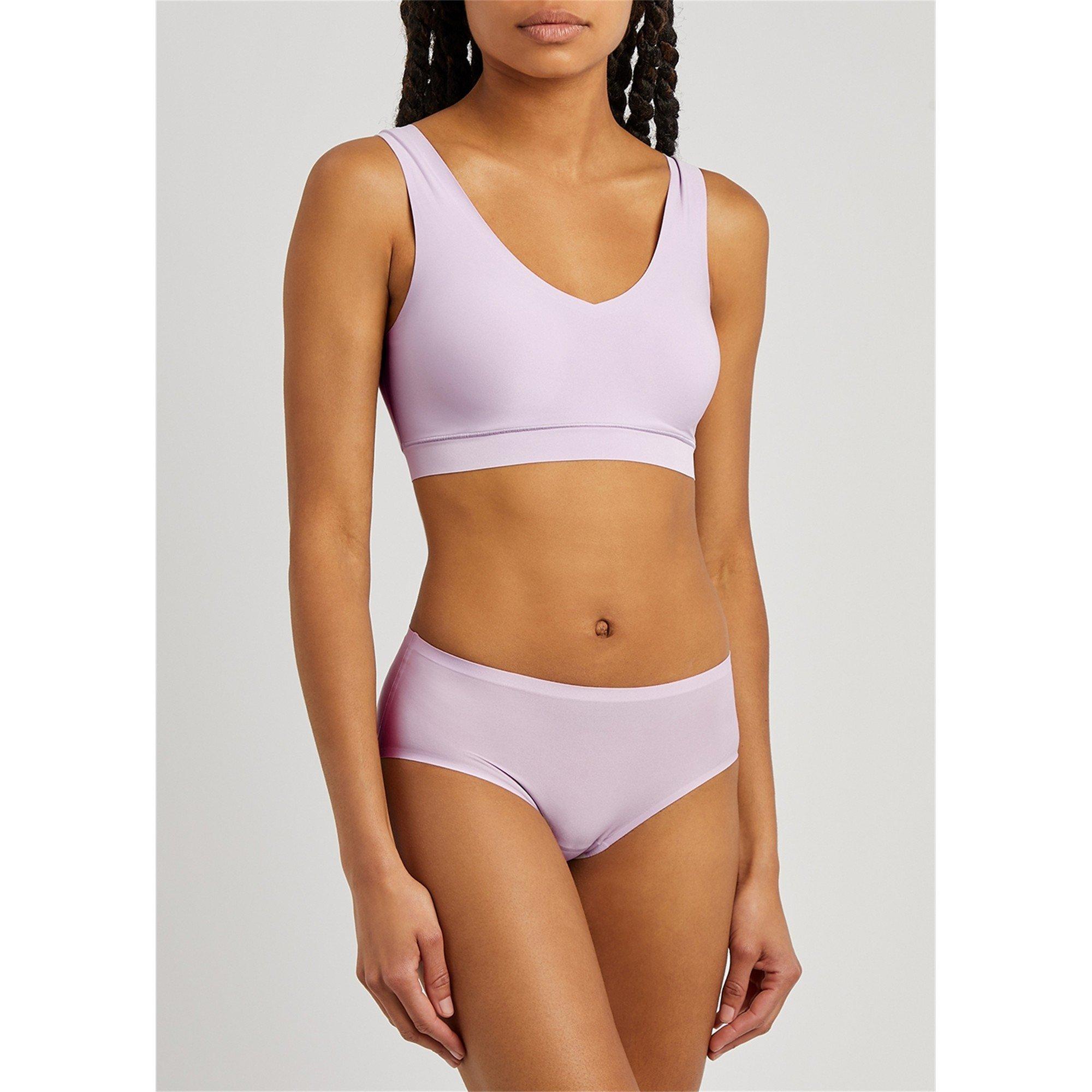 LILAC - Chantelle - V B NECK PADDED SOFT CUP CROP - 2
