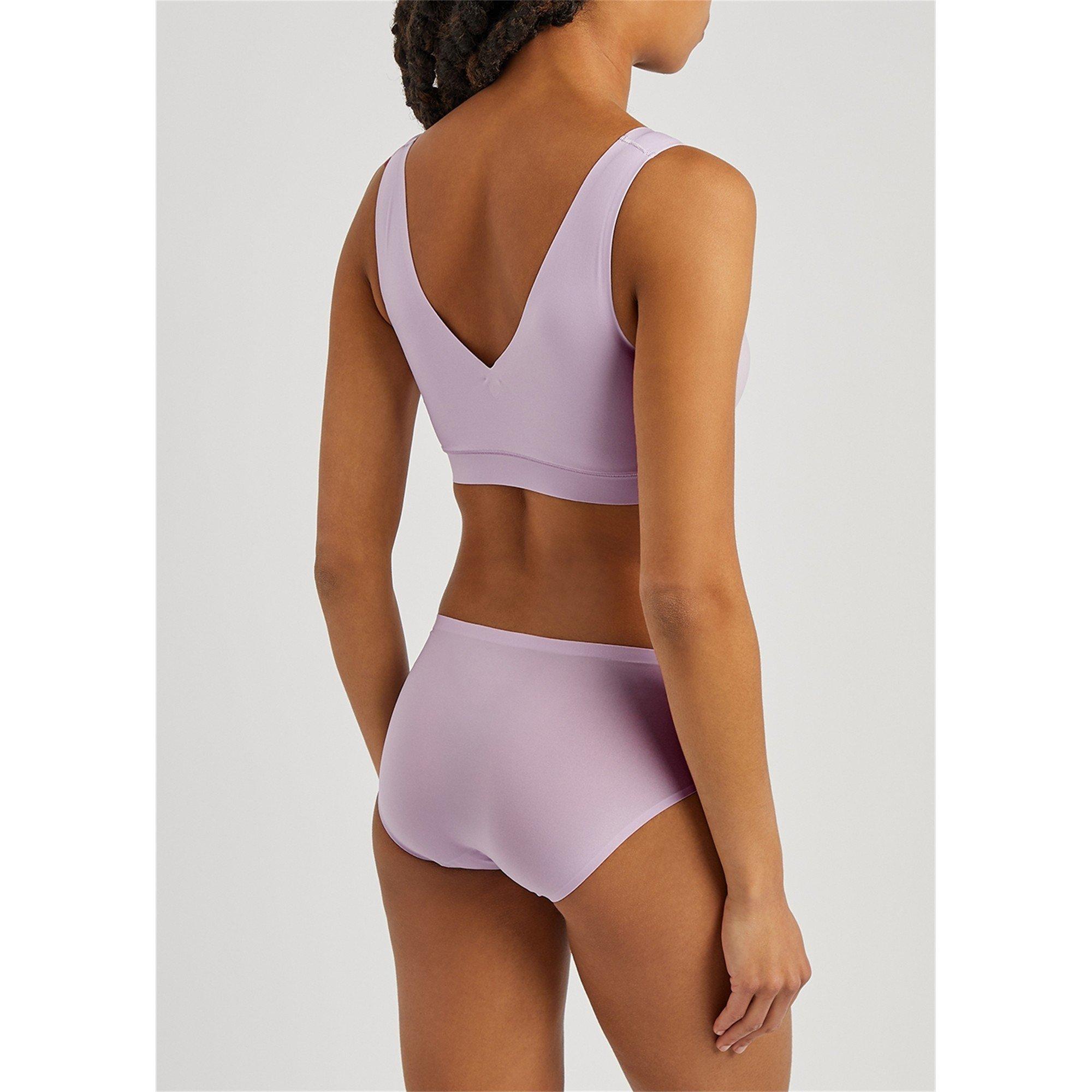 LILAC - Chantelle - V B NECK PADDED SOFT CUP CROP - 3
