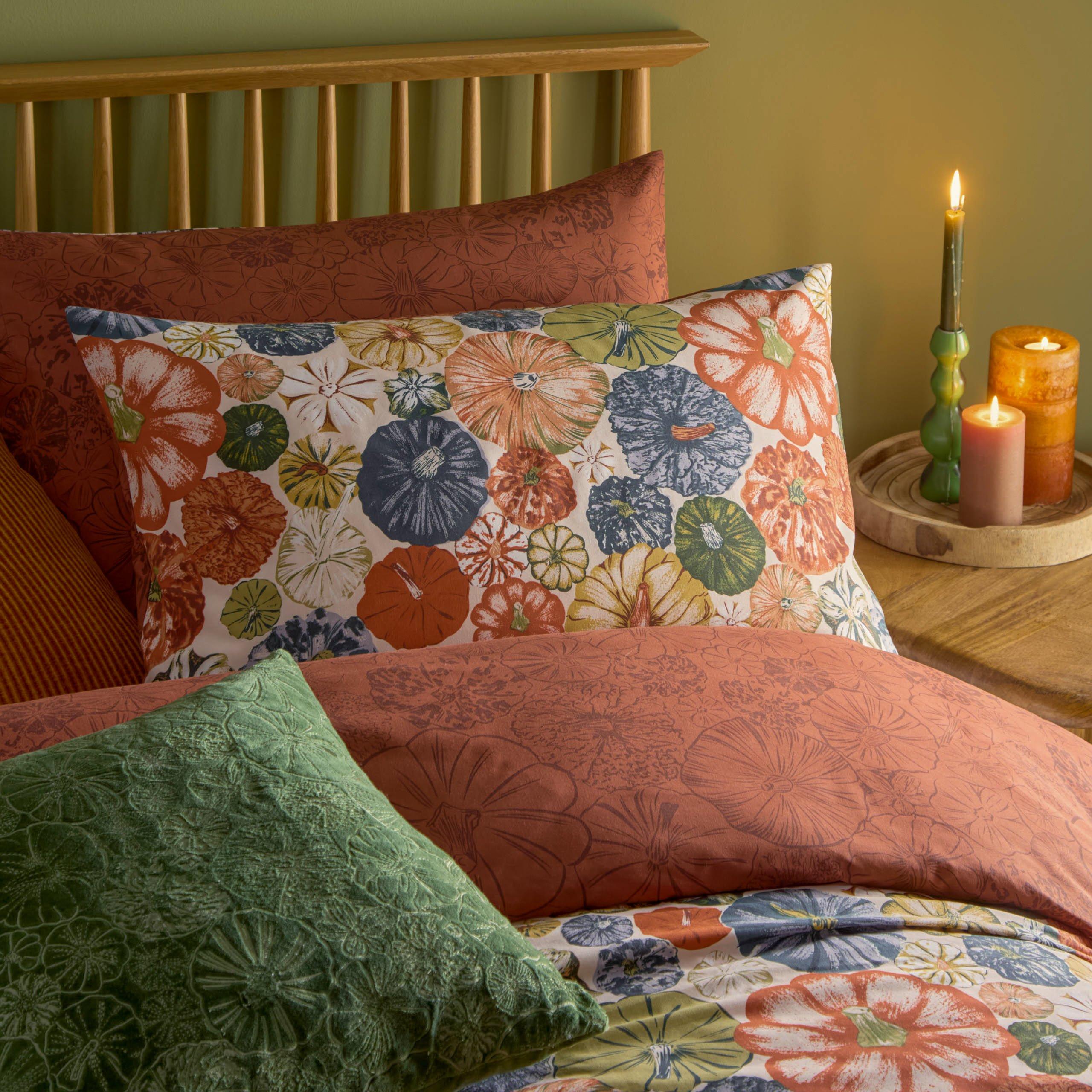 Pecan - furn. - Picking Patch Pumpkin Duvet Set - 2