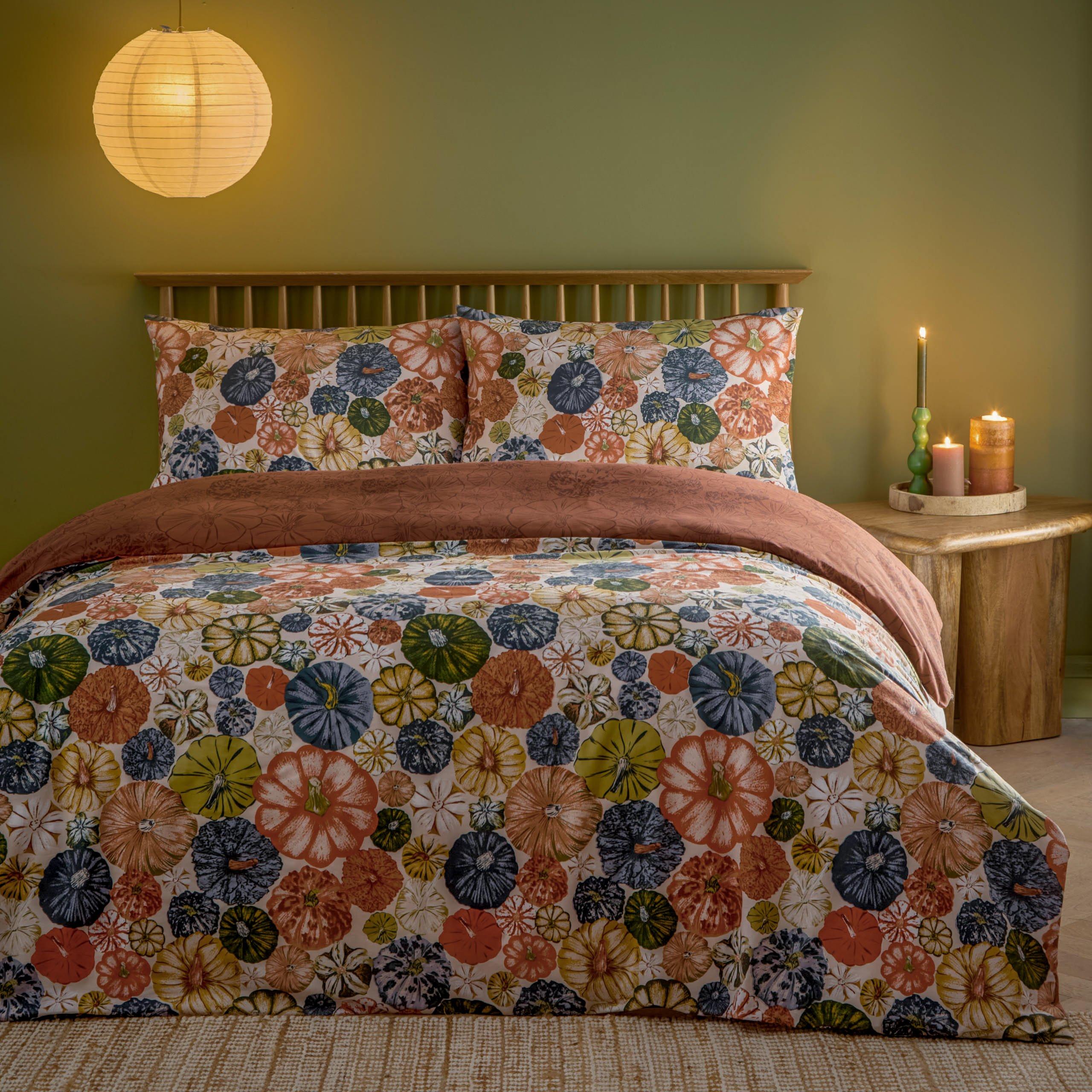 Pecan - furn. - Picking Patch Pumpkin Duvet Set - 4