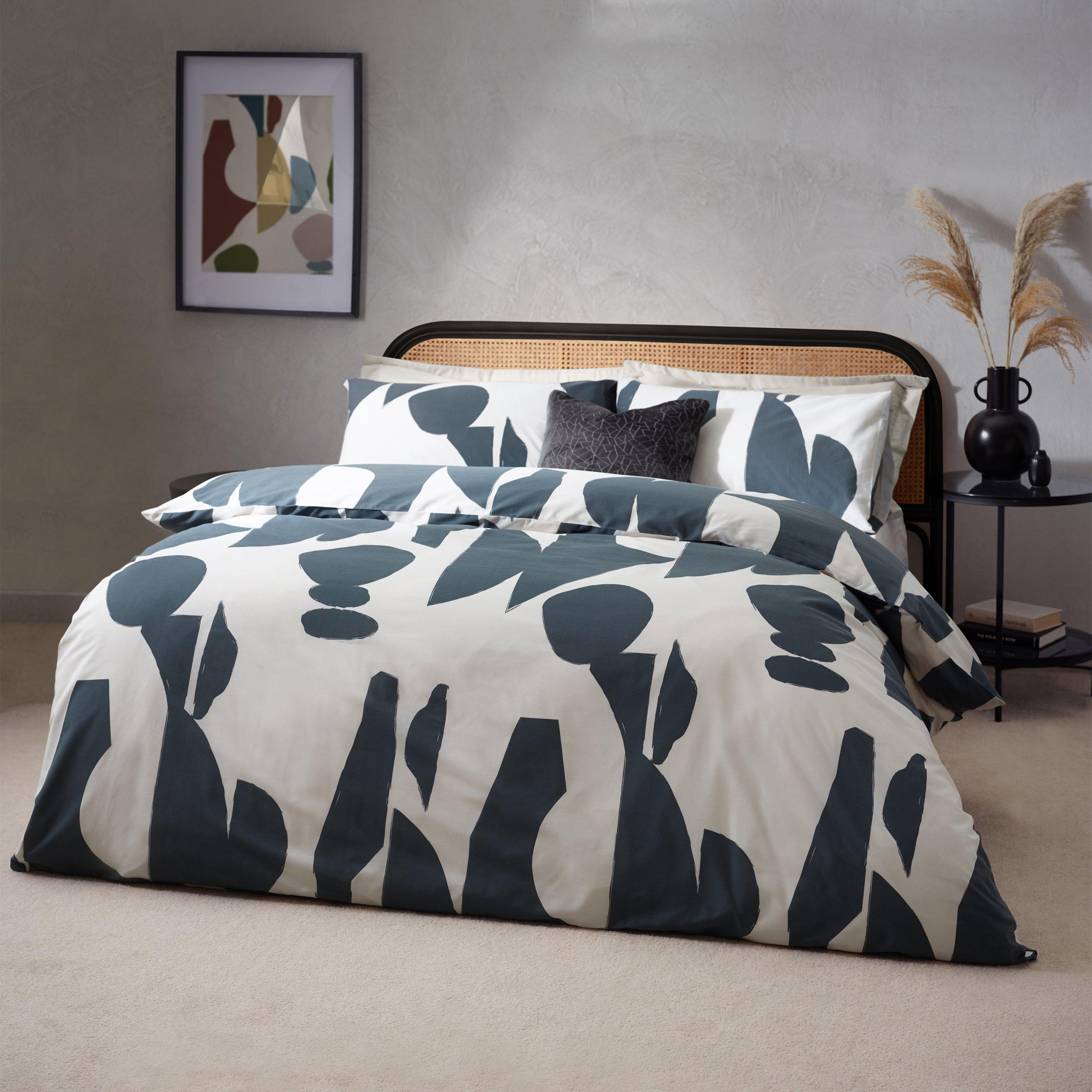 Multicolour - Hoem - Meta Abstract Cotton Rich Duvet Set - 2