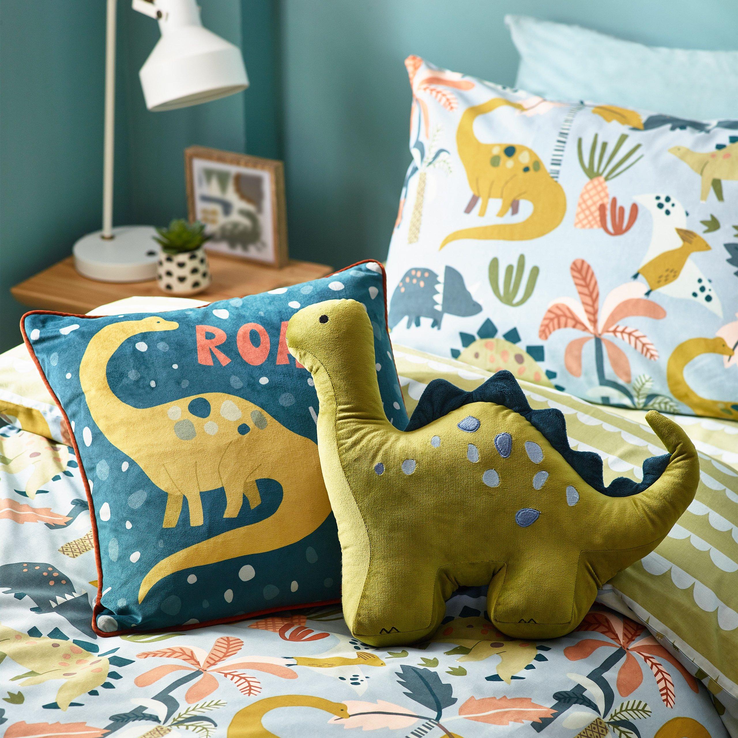 Blue/Green - little furn. - Little Dinos Scandi Duvet Set - 2
