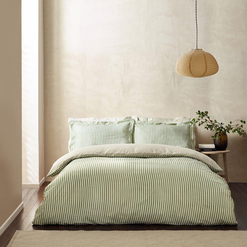 Forest - Yard - Hebden Stripe 100% Cotton Duvet Set - 5