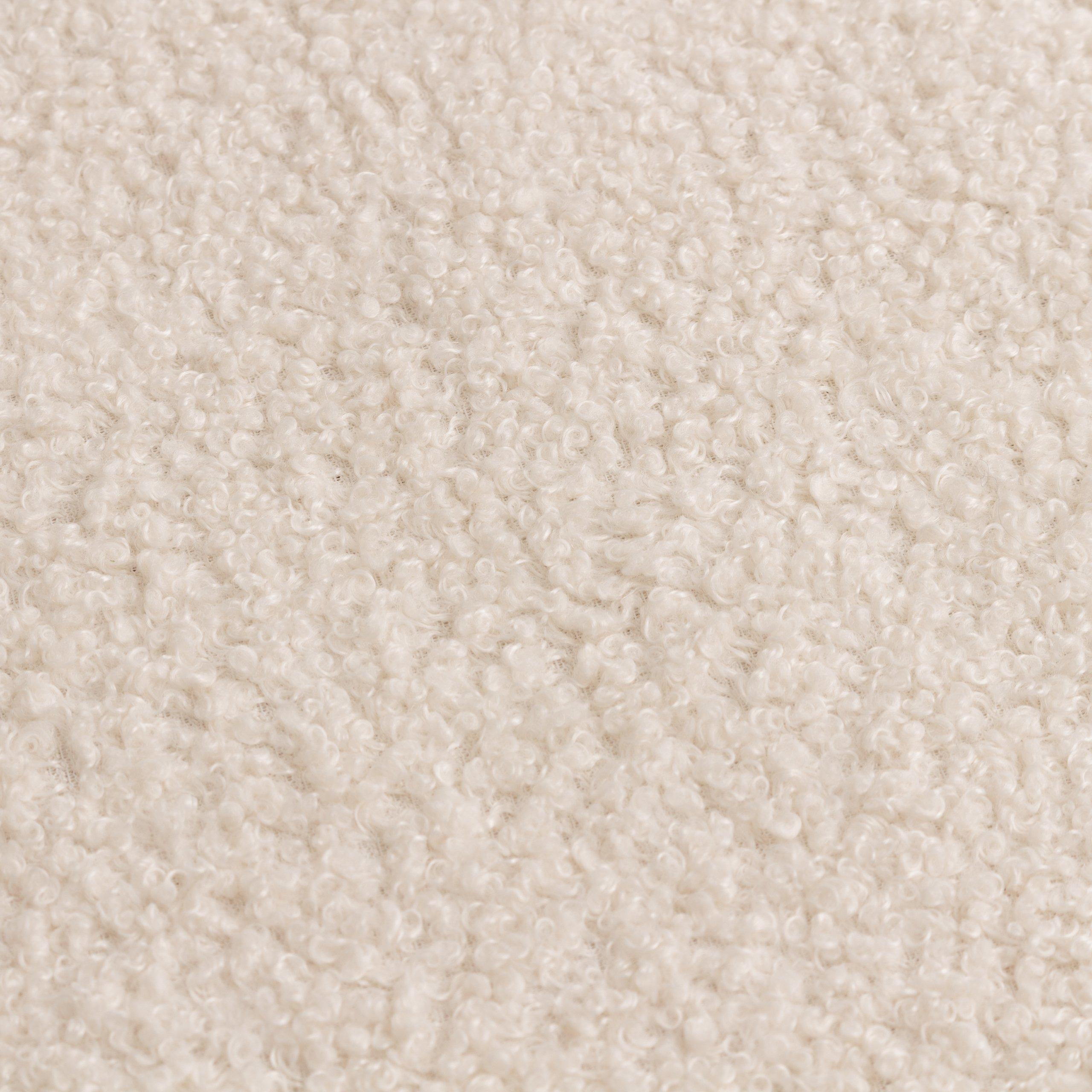 Ecru - Yard - Boucle Textured Duvet Set - 5