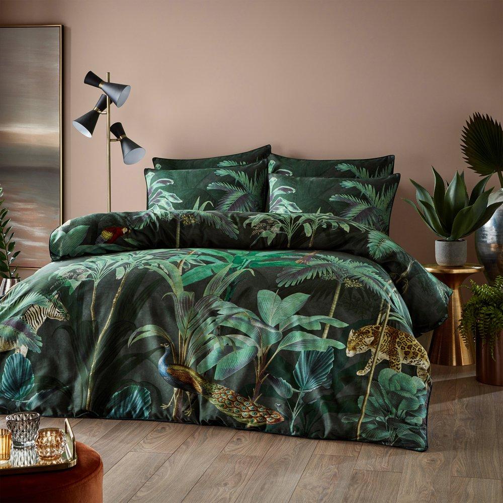Paoletti  Siona Tropical Duvet Set - Forest - King