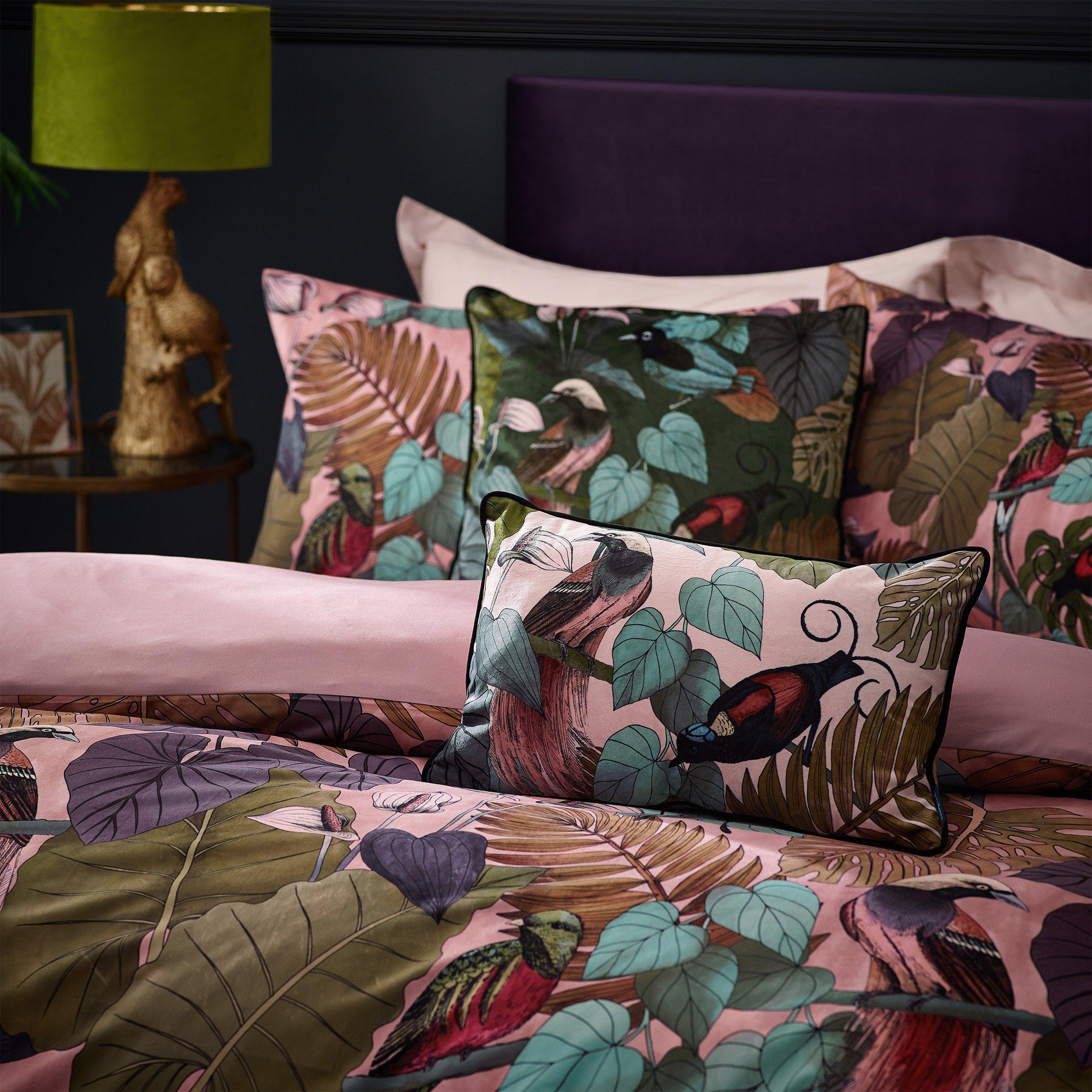 Dusky Blush - Wylder - Moriyo Tropical Velvet Duvet Set - 5