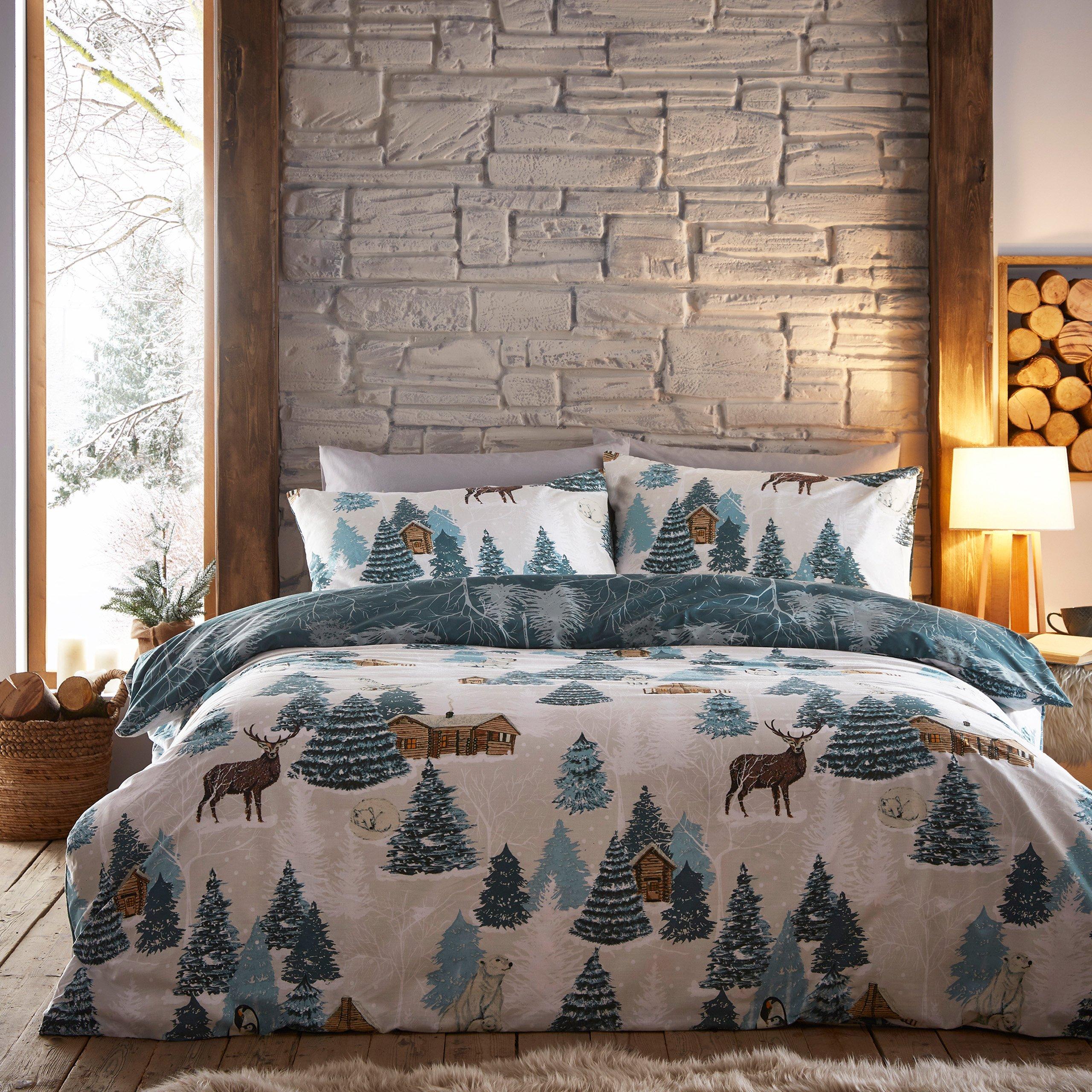 Blue - furn. - Arcticus Arctic Animal Duvet Set - 2