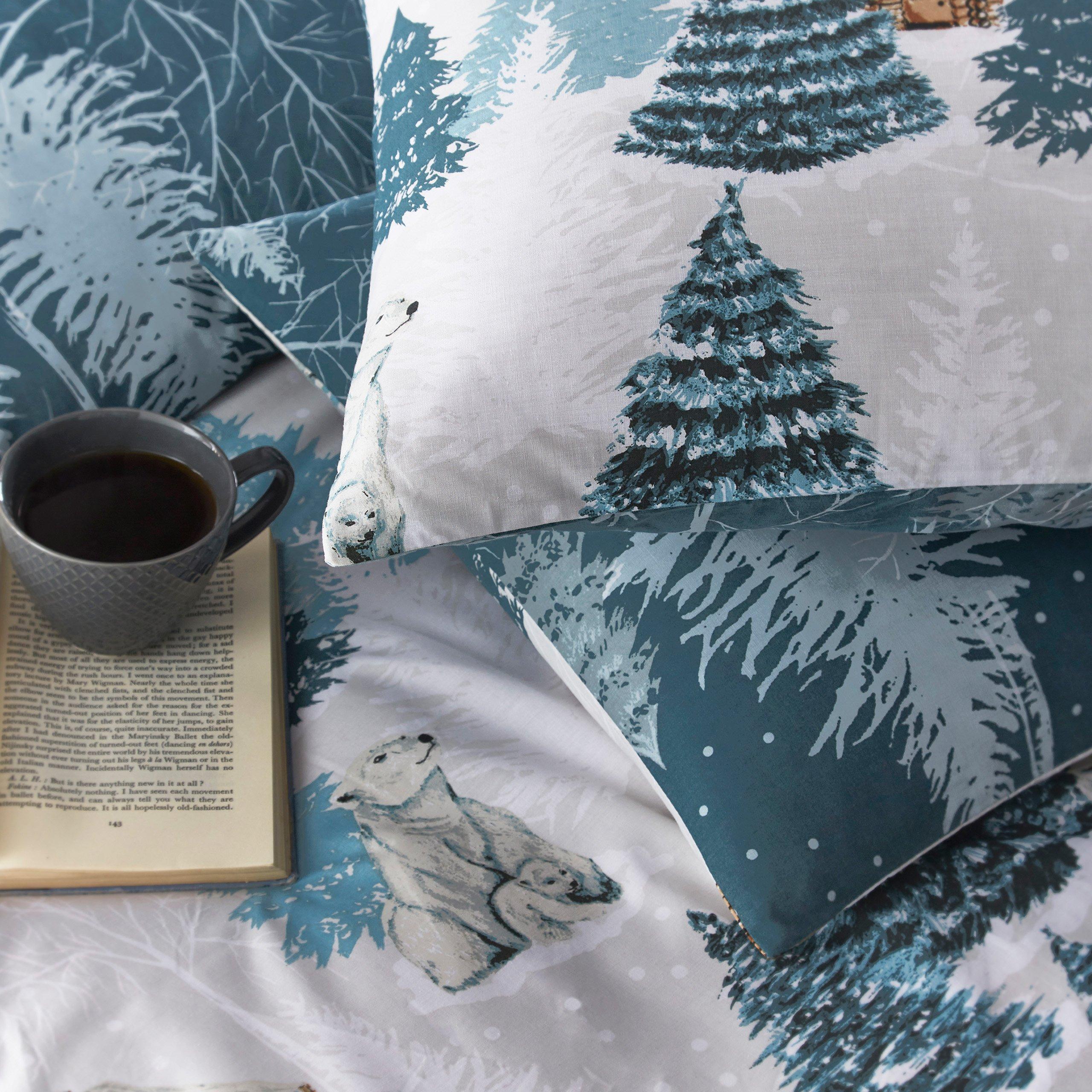 Blue - furn. - Arcticus Arctic Animal Duvet Set - 4