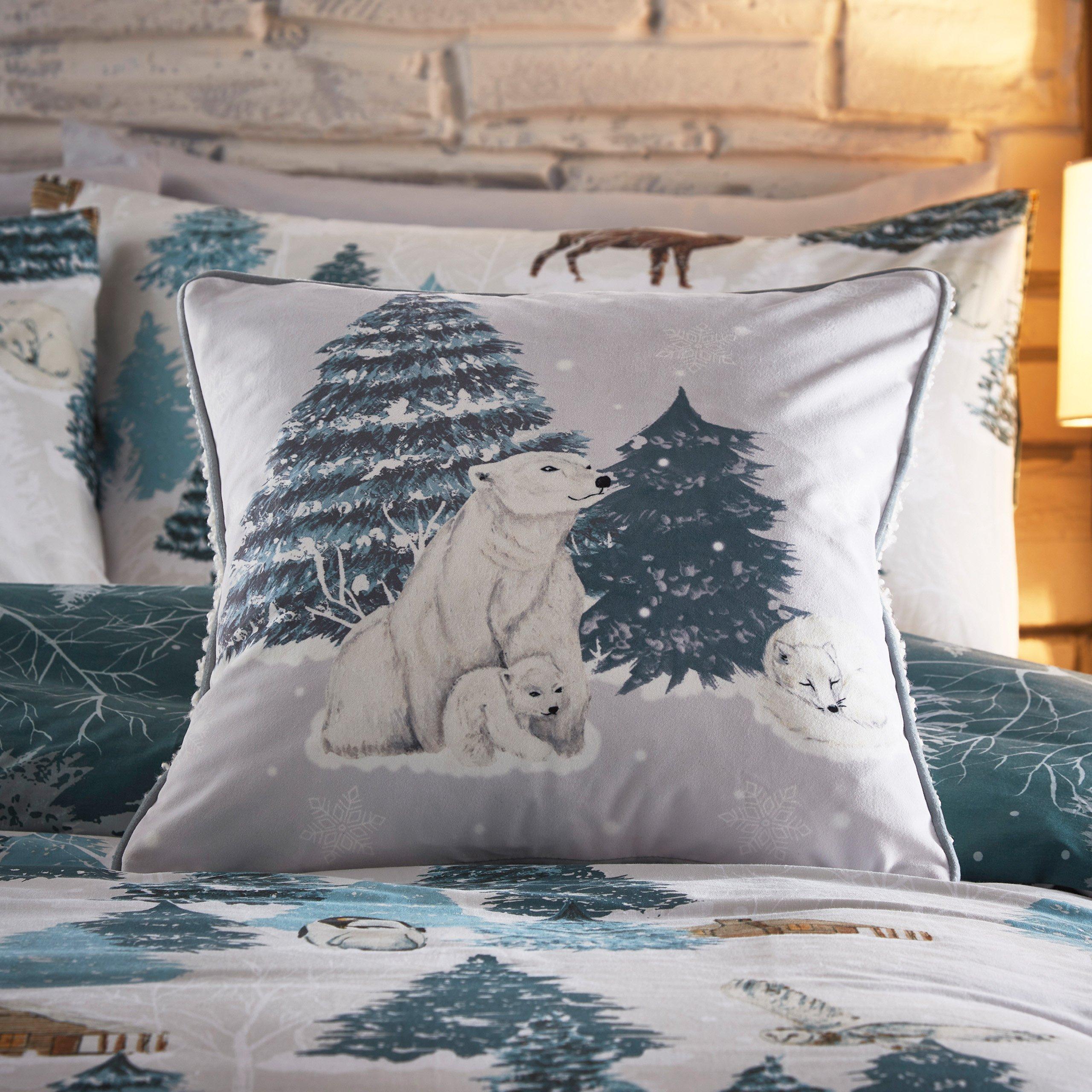 Blue - furn. - Arcticus Arctic Animal Duvet Set - 5