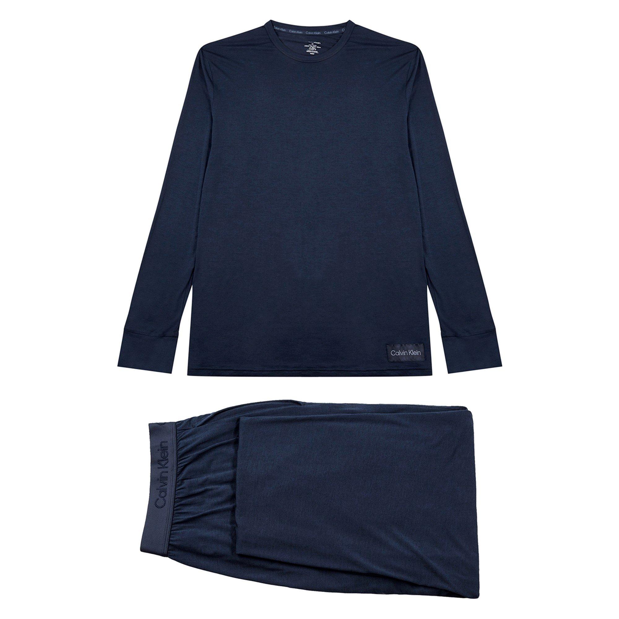 DARK BLUE - Calvin Klein - L/S JOGGER SET - 1
