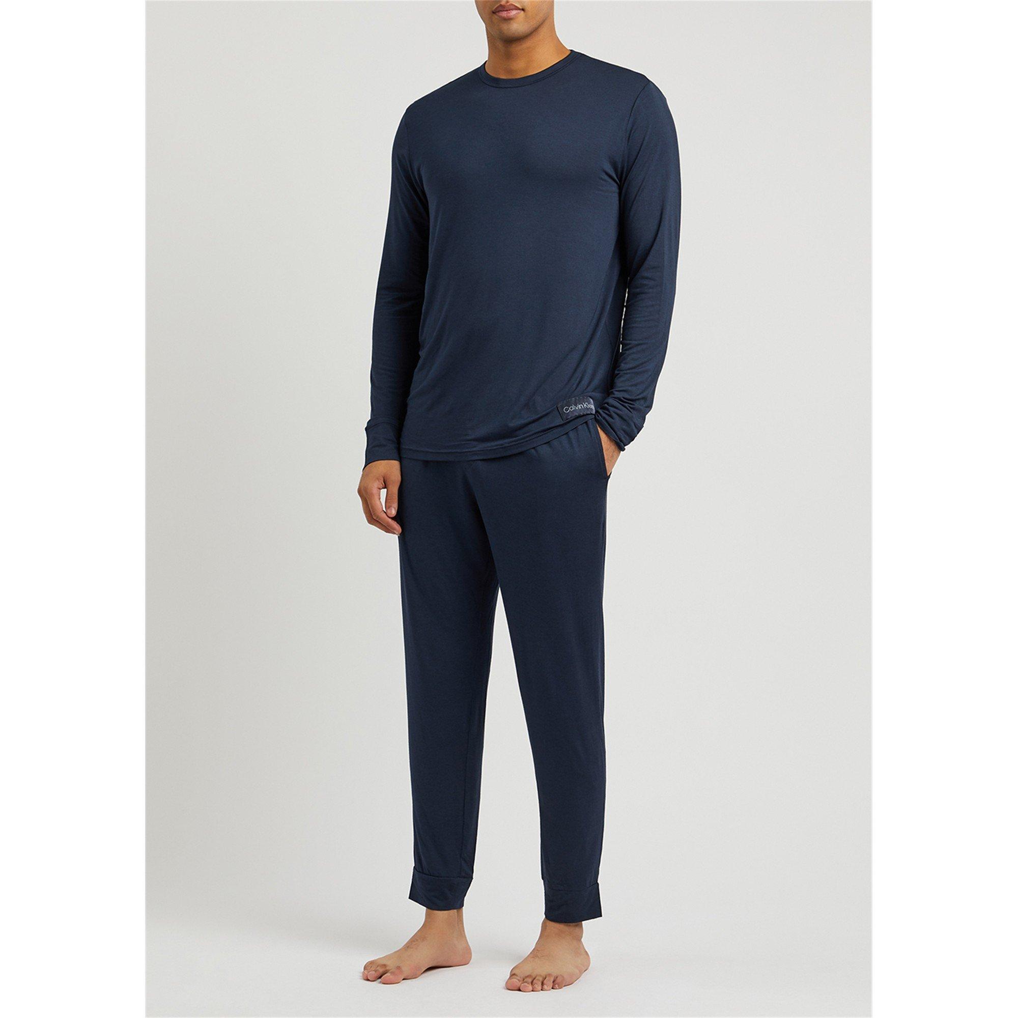 DARK BLUE - Calvin Klein - L/S JOGGER SET - 5