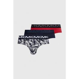 Michael Kors Logo 3 Pack Briefs