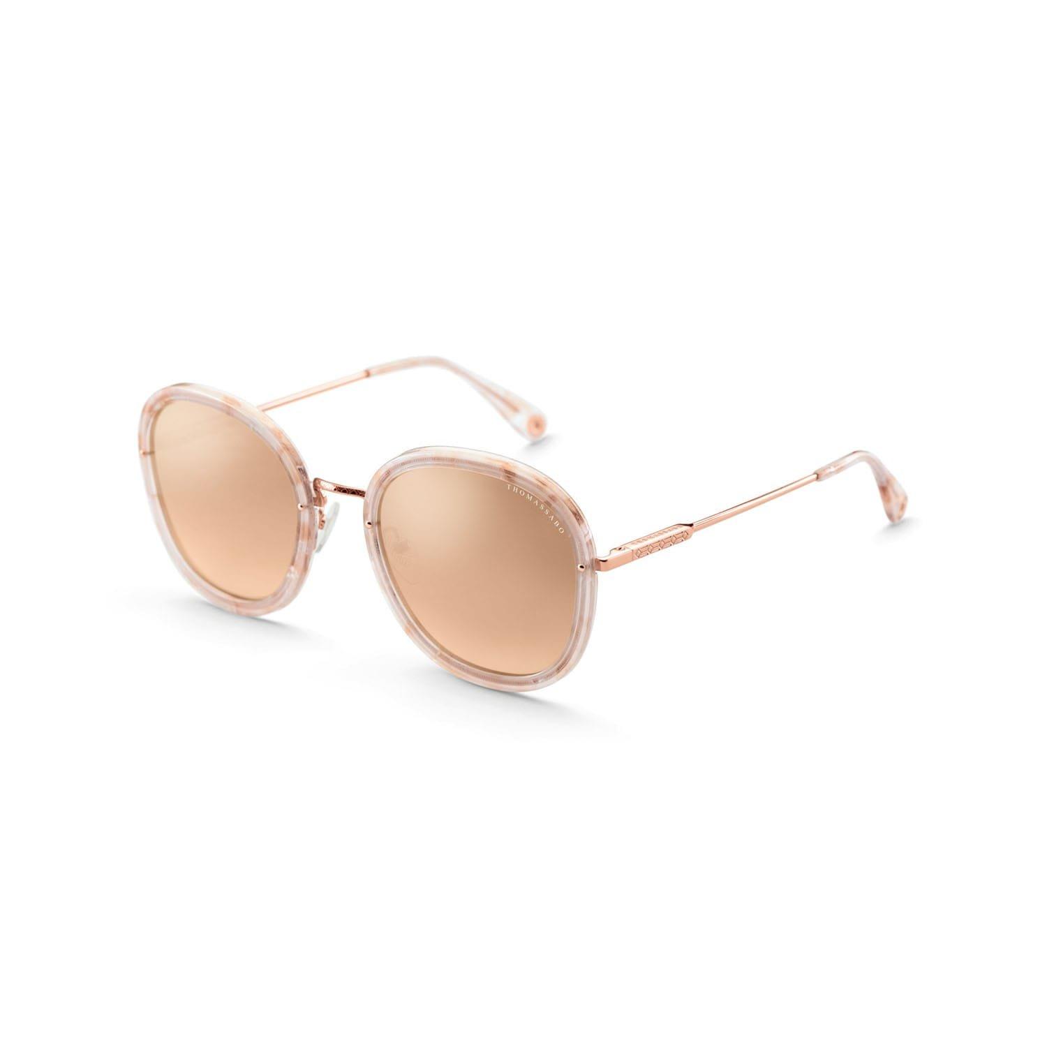 Pink - Thomas Sabo - Mia Square Mirrored Sunglasses - 1