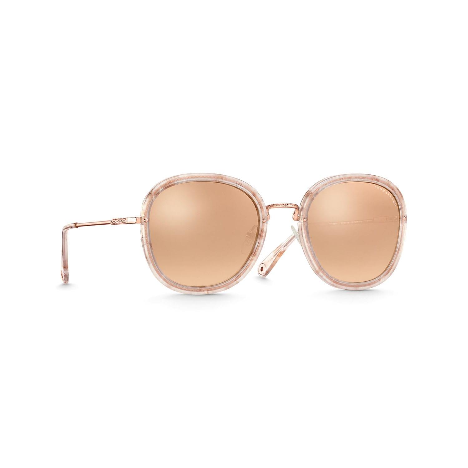 Pink - Thomas Sabo - Mia Square Mirrored Sunglasses - 2
