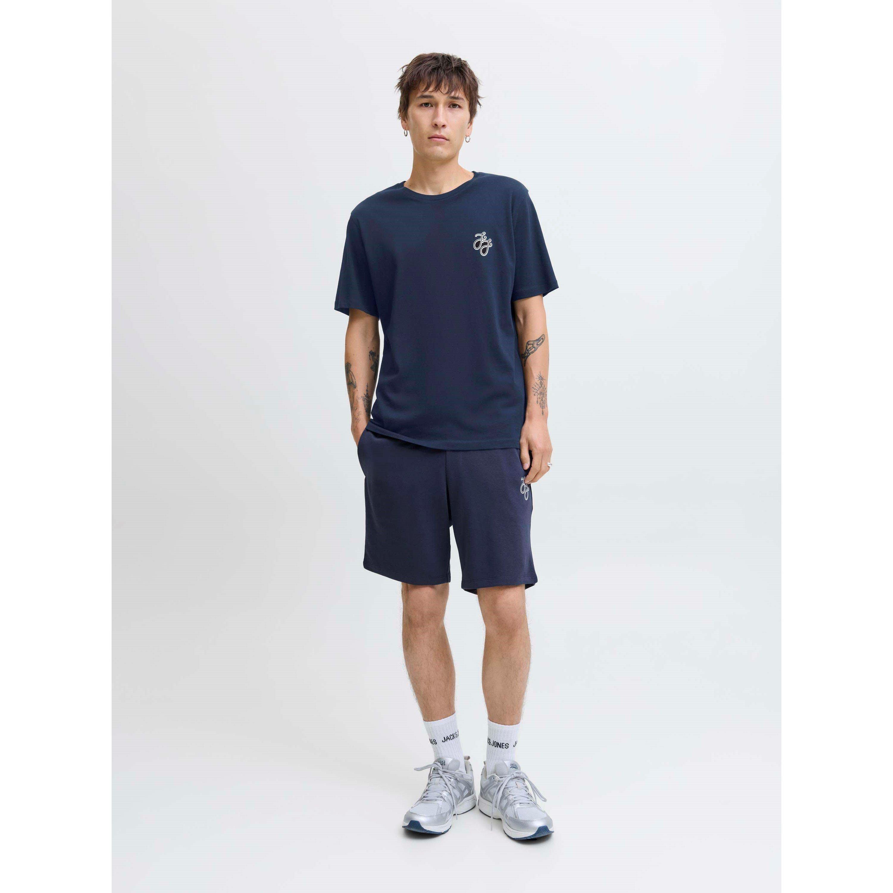 Navy Blazer - Jack and Jones - JJ T-Shirt and Short Set Mens - 2