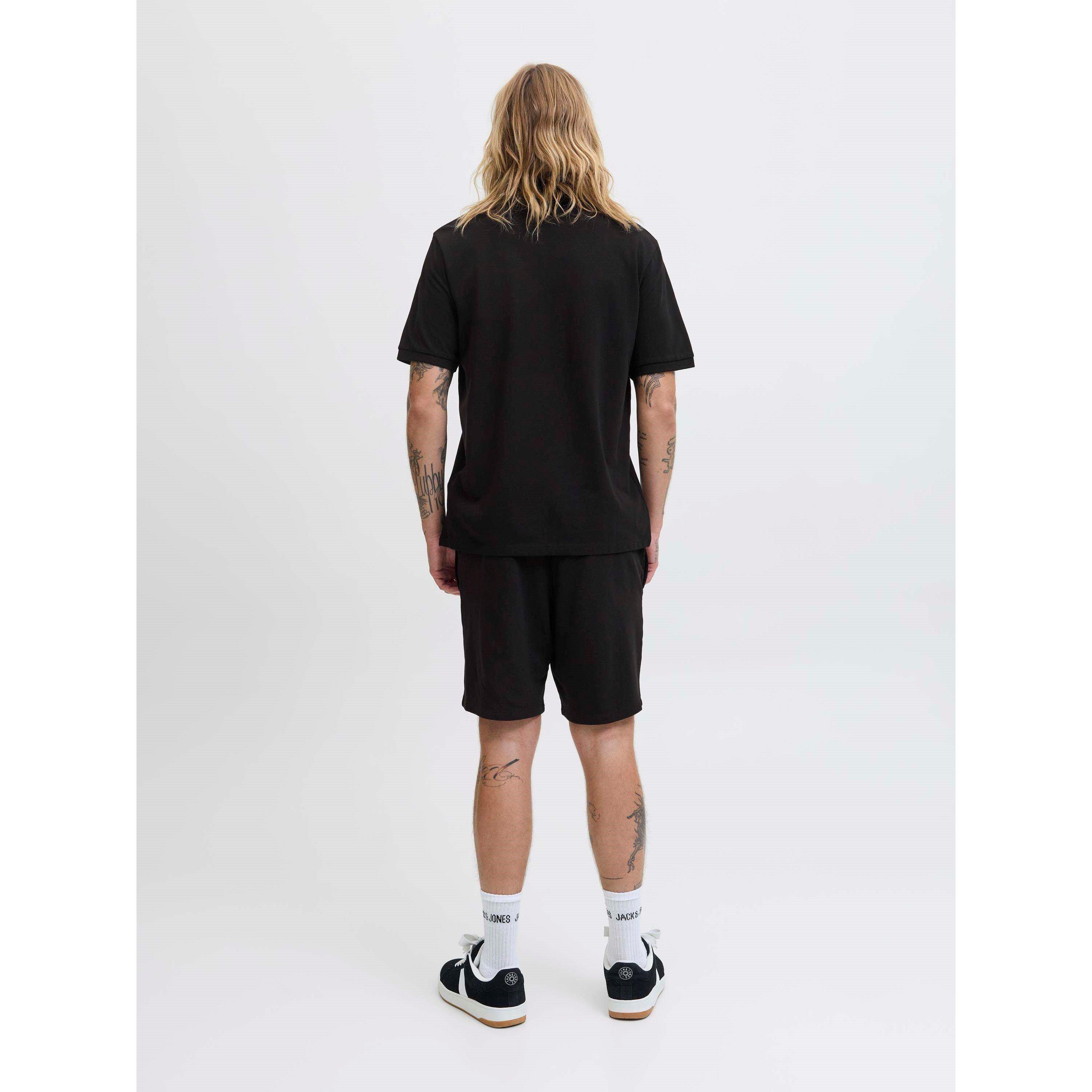 Sort - Jack and Jones - Zip Polo and Short Set - 3