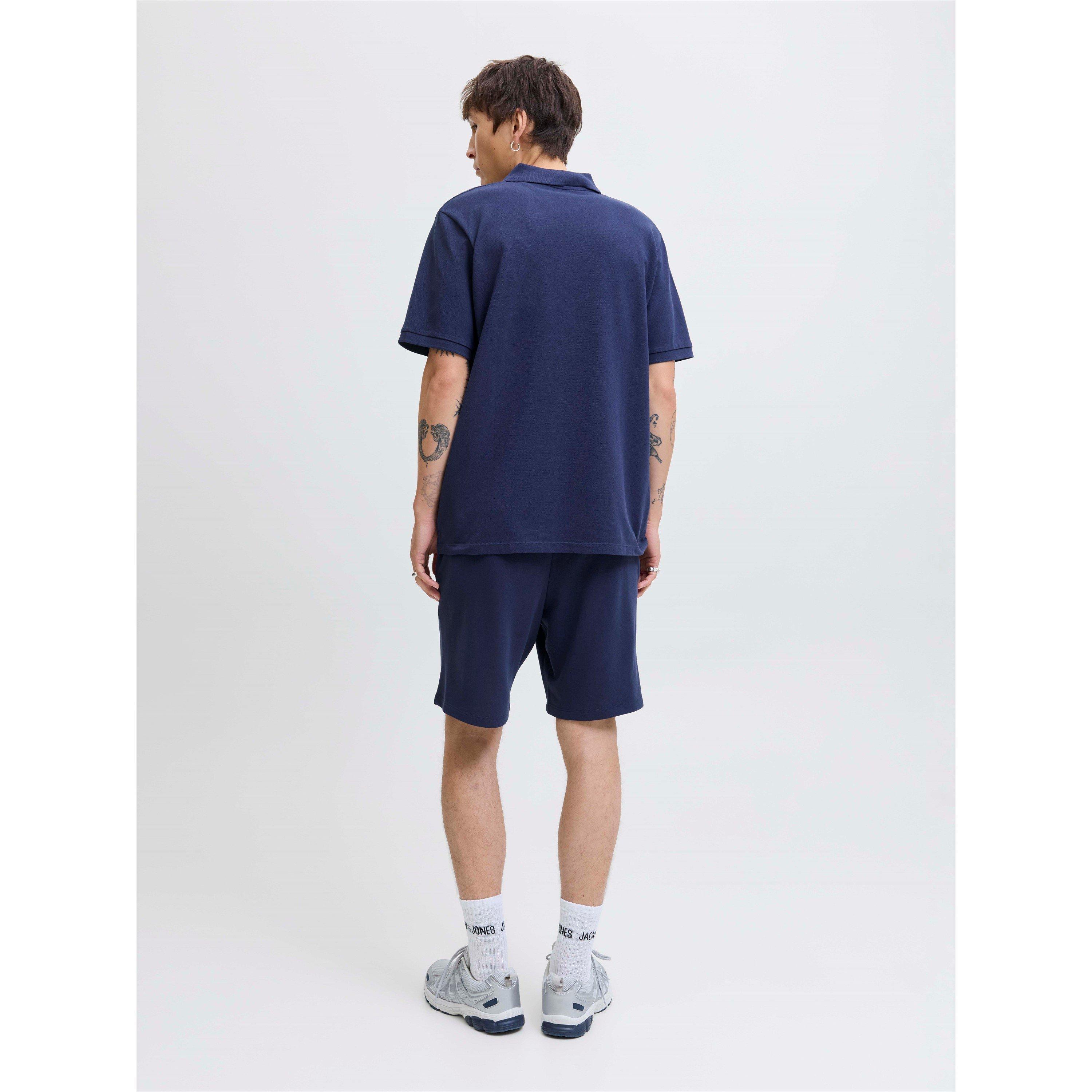 Navy Blazer - Jack and Jones - Zip Polo and Short Set - 8