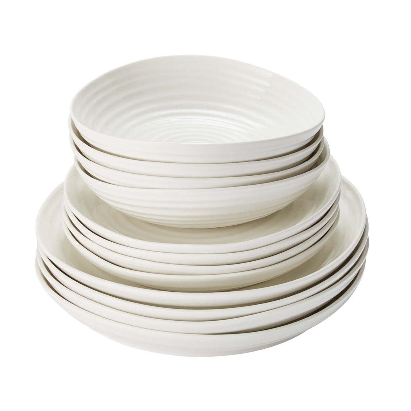 White - Portmeirion - Sophie Conran 12 Piece Dinner Set - 4