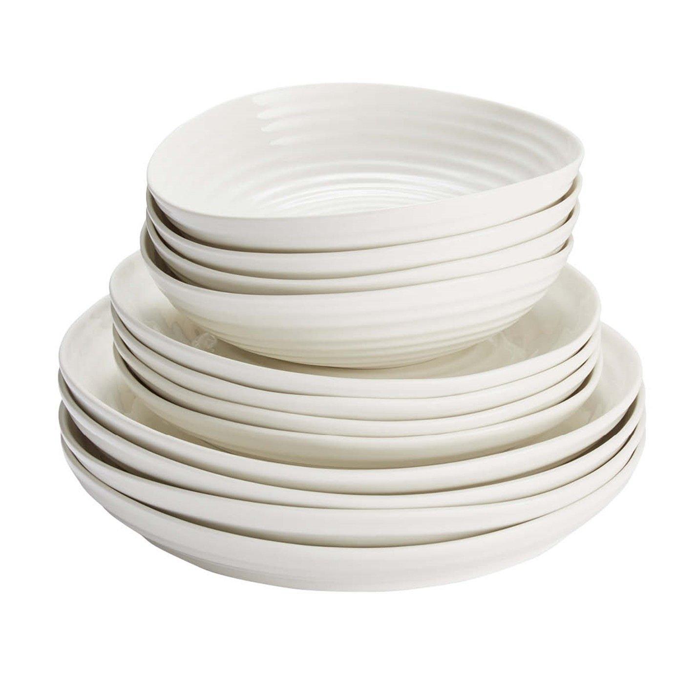 White - Portmeirion - Sophie Conran 12 Piece Dinner Set - 5