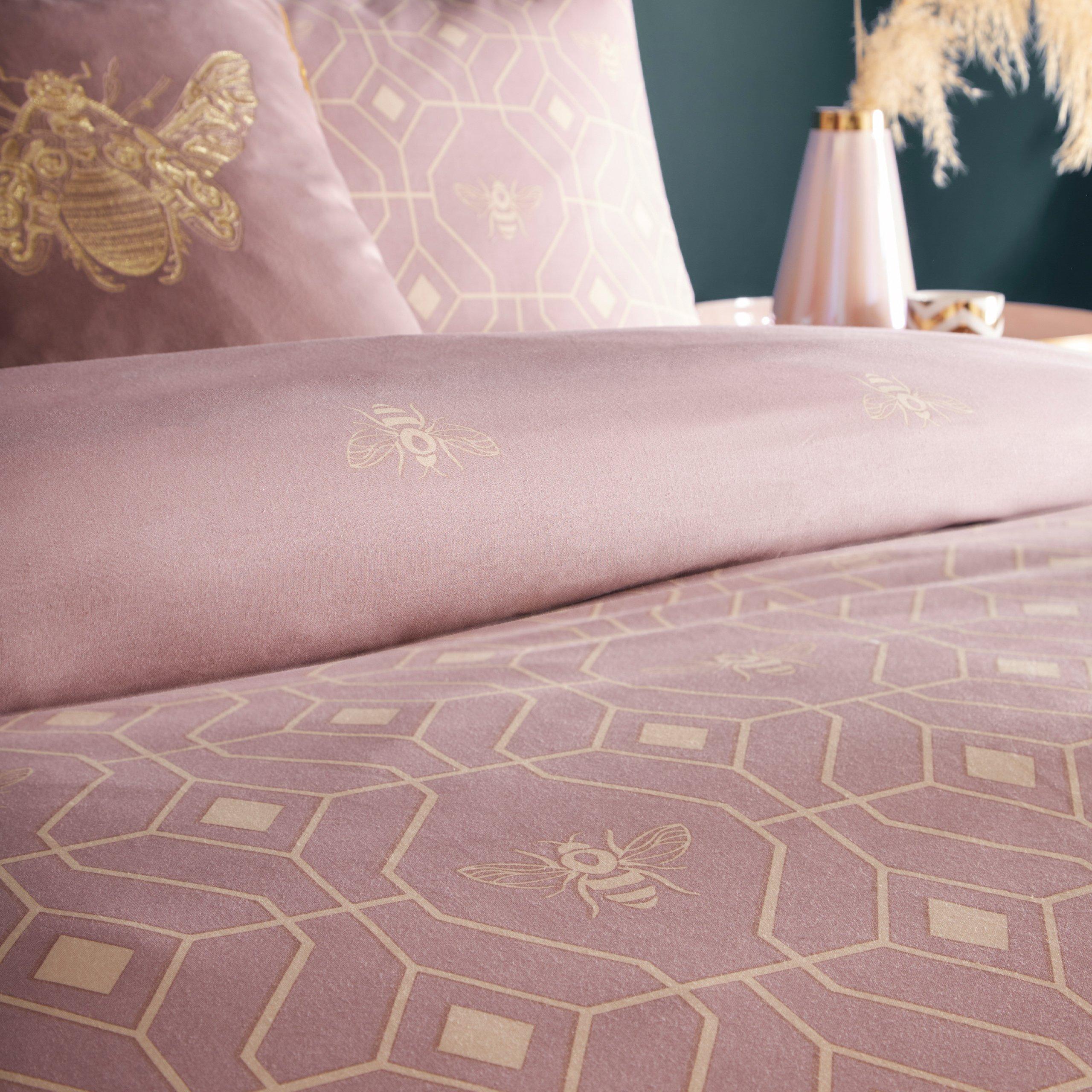 Eau De Nil - furn. - Bee Deco Geometric Duvet Set - 3