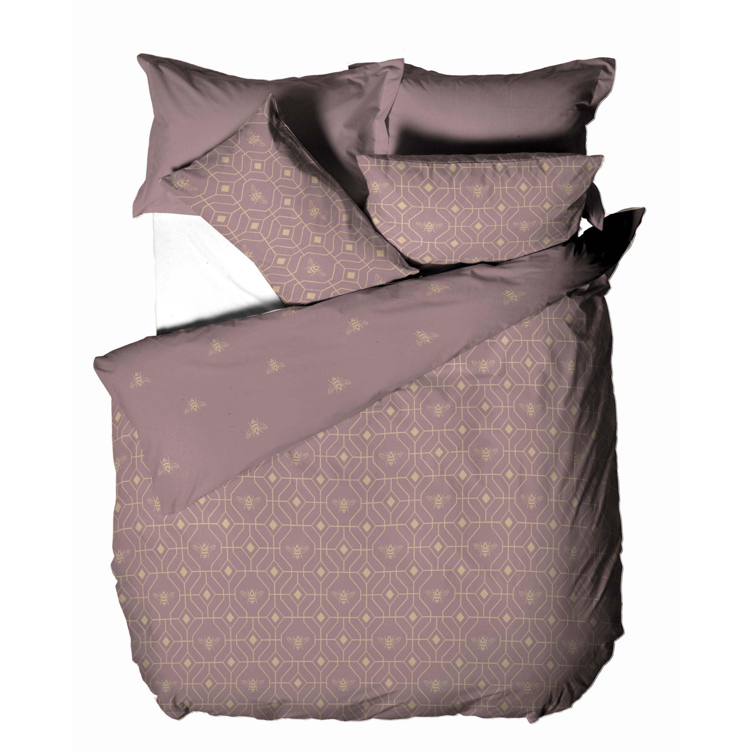 Eau De Nil - furn. - Bee Deco Geometric Duvet Set - 5
