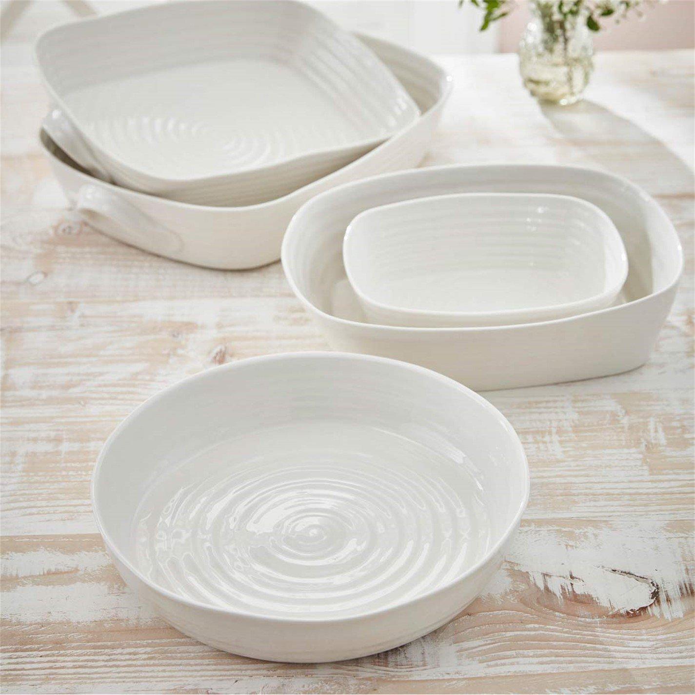 White - Portmeirion - Sophie Conran Round Roasting Dish White - 6
