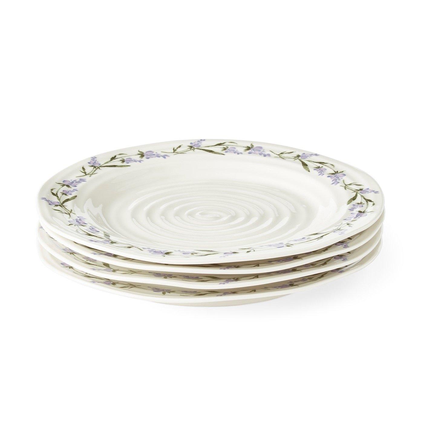 Portmeirion  Sophie Conran Lavandula Set Of 4 Dinner Plates - 
