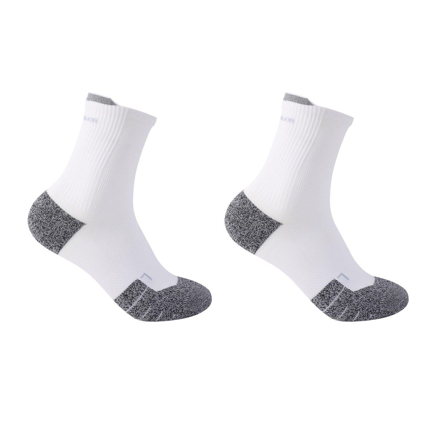 Karrimor Women's Crew Socks - White/Grey - Ladies 4-8