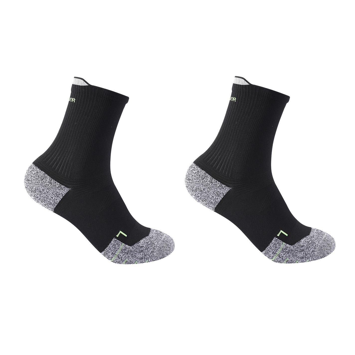Karrimor Women's Crew Socks - Black/Fluo - Ladies 4-8